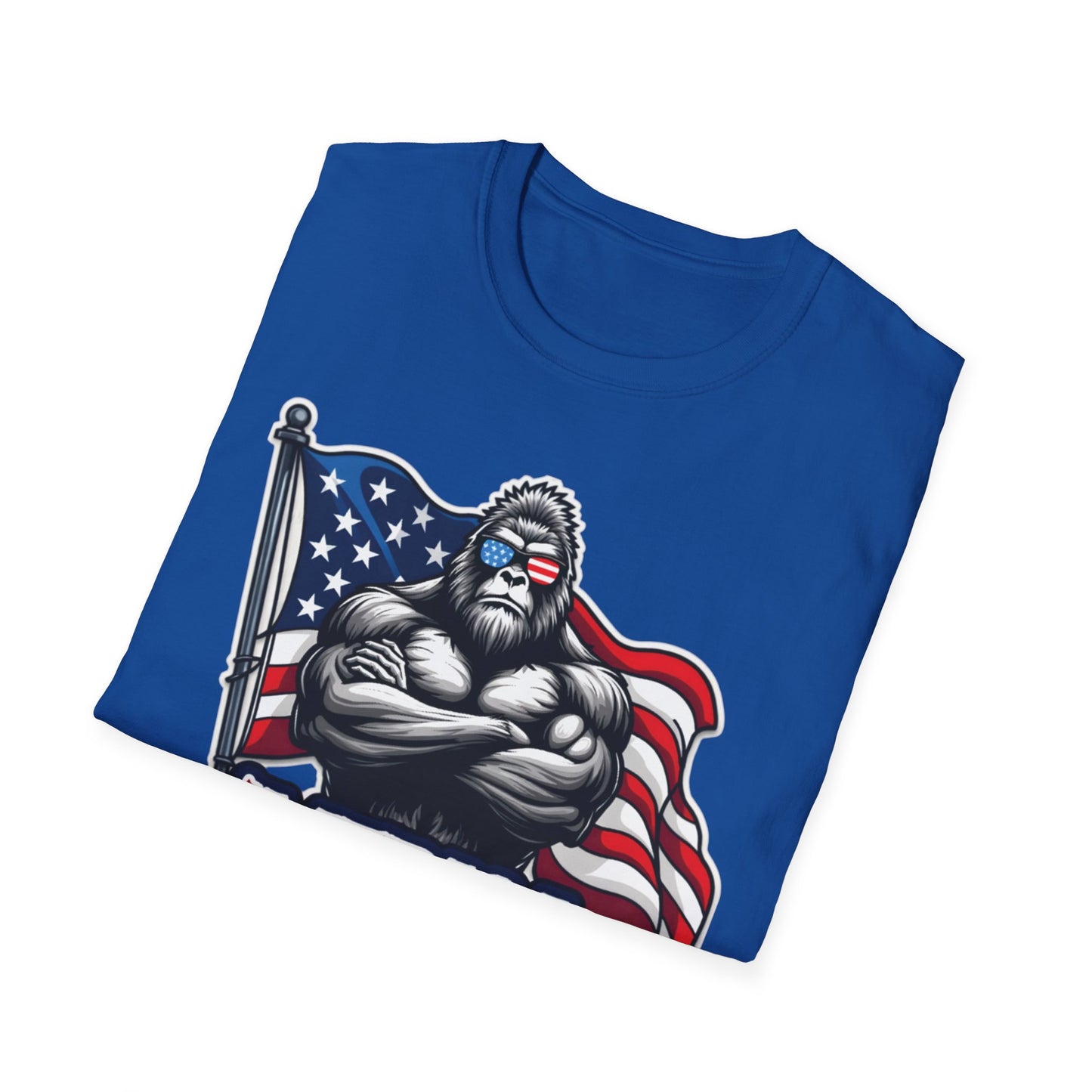 'Merica Bigfoot T-Shirt, Unisex Americana Tee