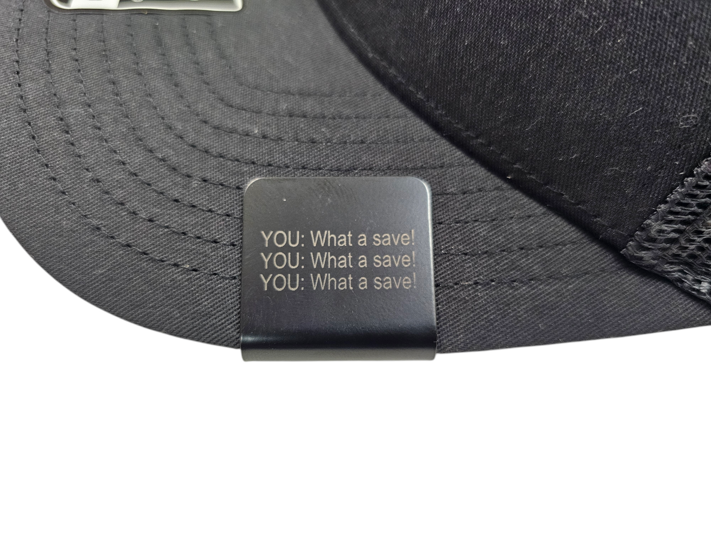 What a save! Hat Clip