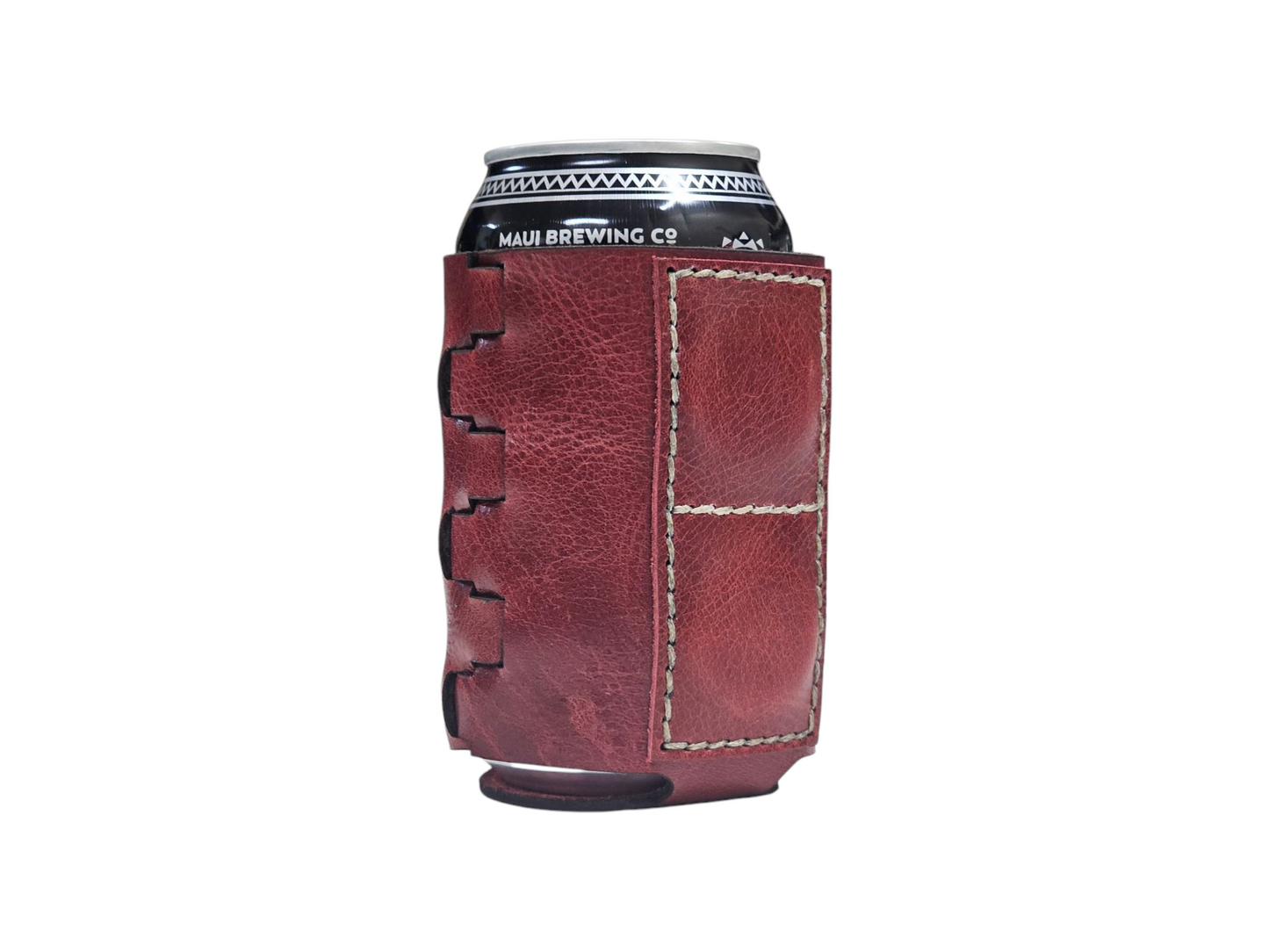 Soft Buffalo Hide Magnetic Can Coozie