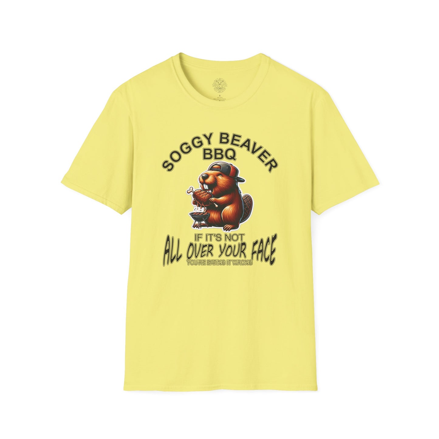 Soggy Beaver BBQ - Unisex Soft T-Shirt