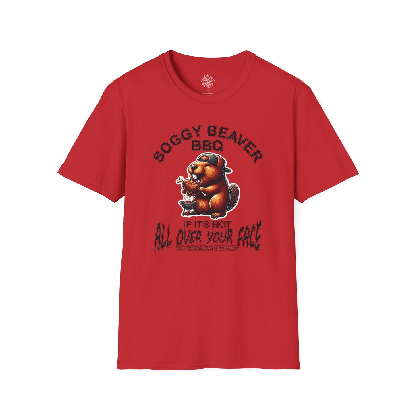 Soggy Beaver BBQ - Unisex Soft T-Shirt