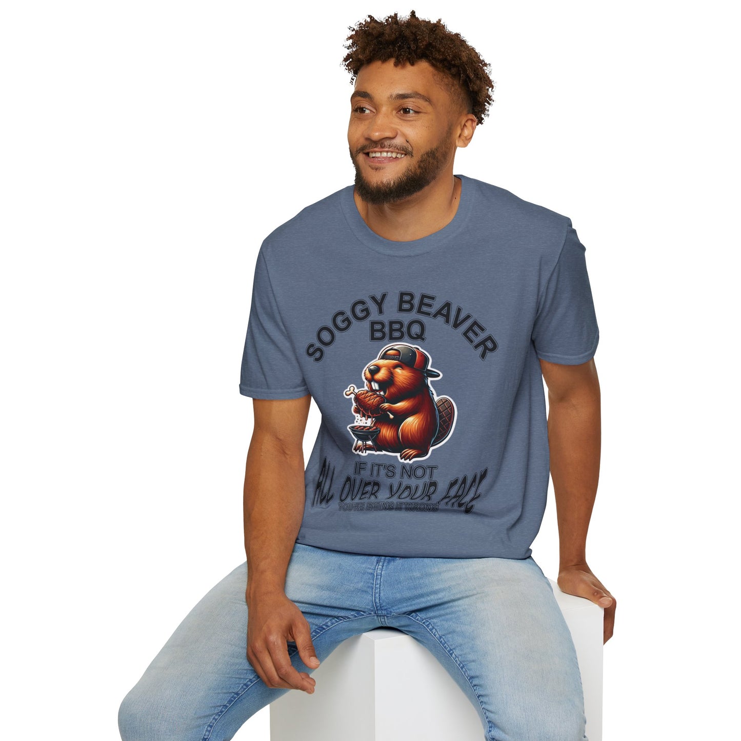 Soggy Beaver BBQ - Unisex Soft T-Shirt