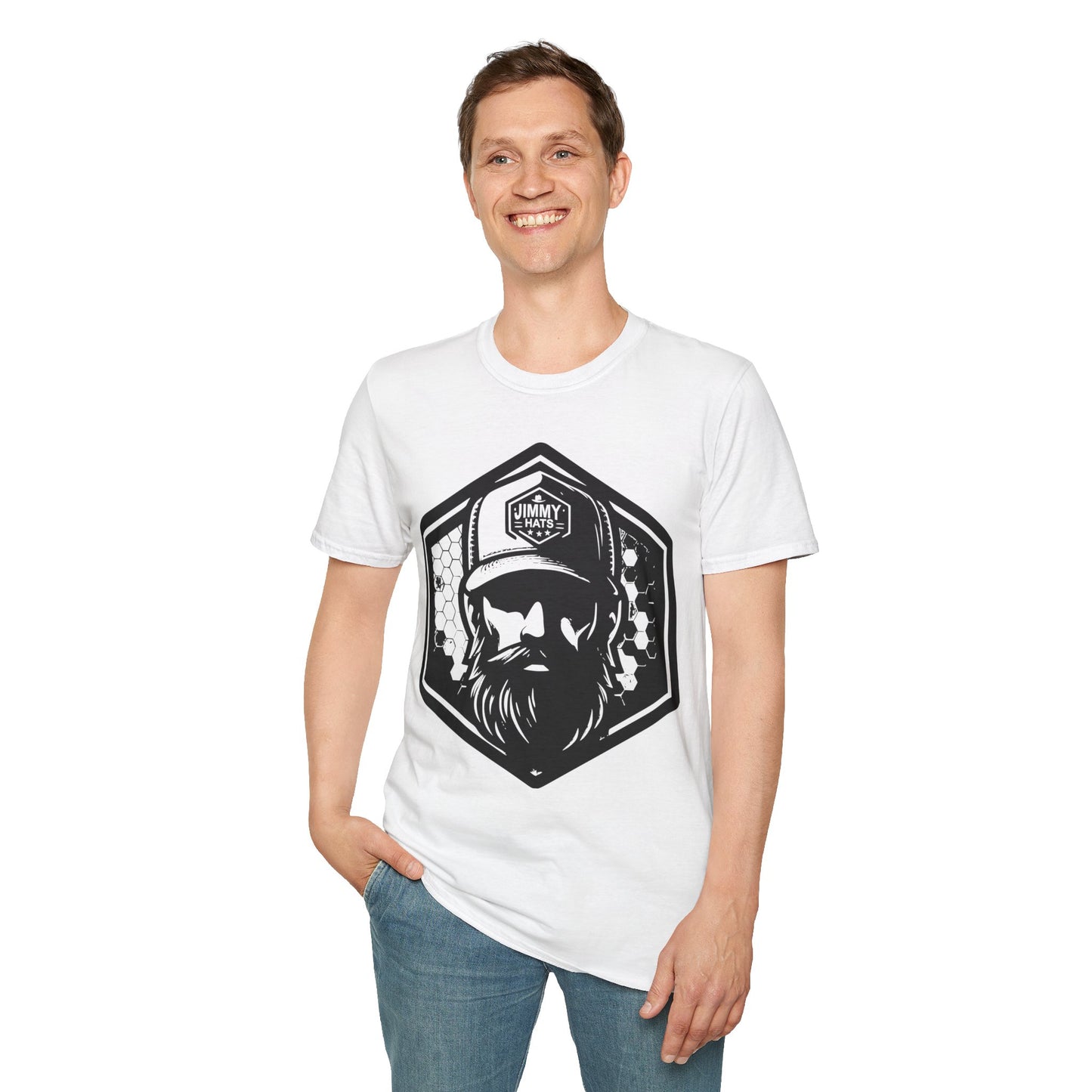 Jimmy Hats Hex Unisex Soft T-Shirt