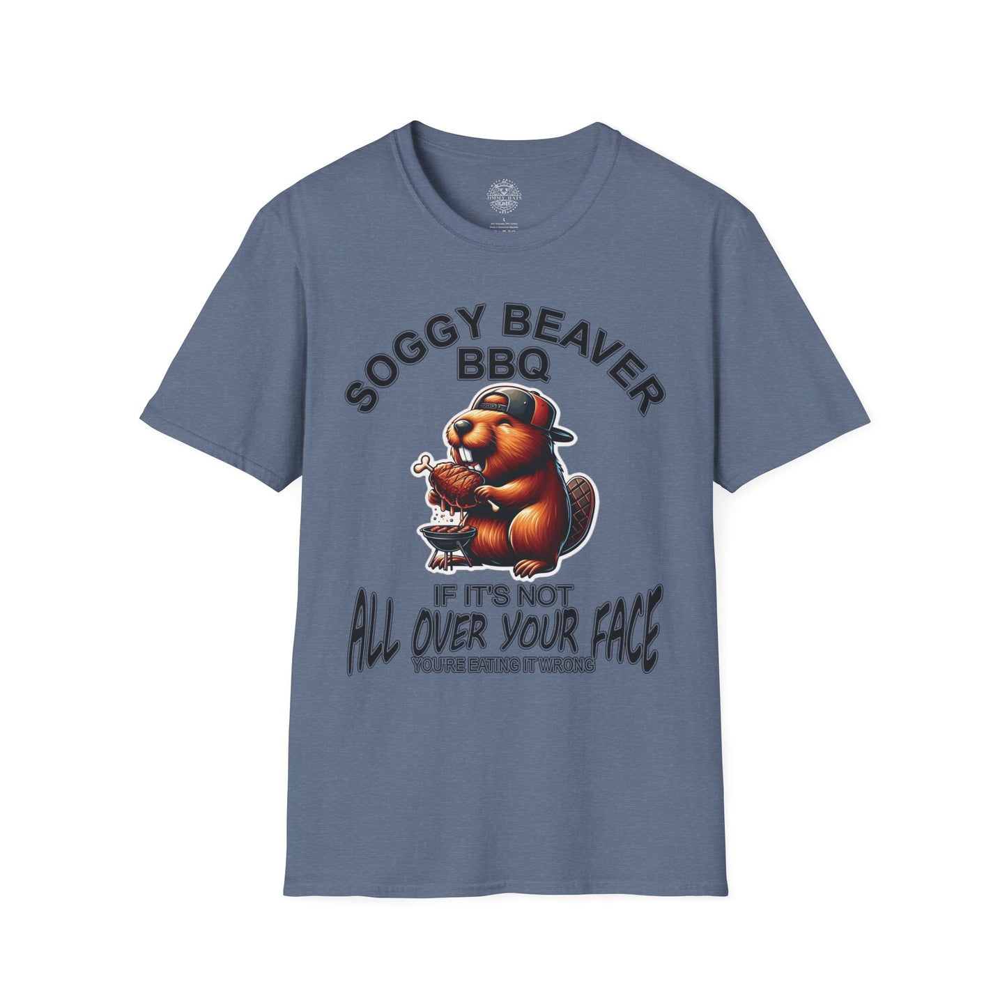 Soggy Beaver BBQ - Unisex Soft T-Shirt