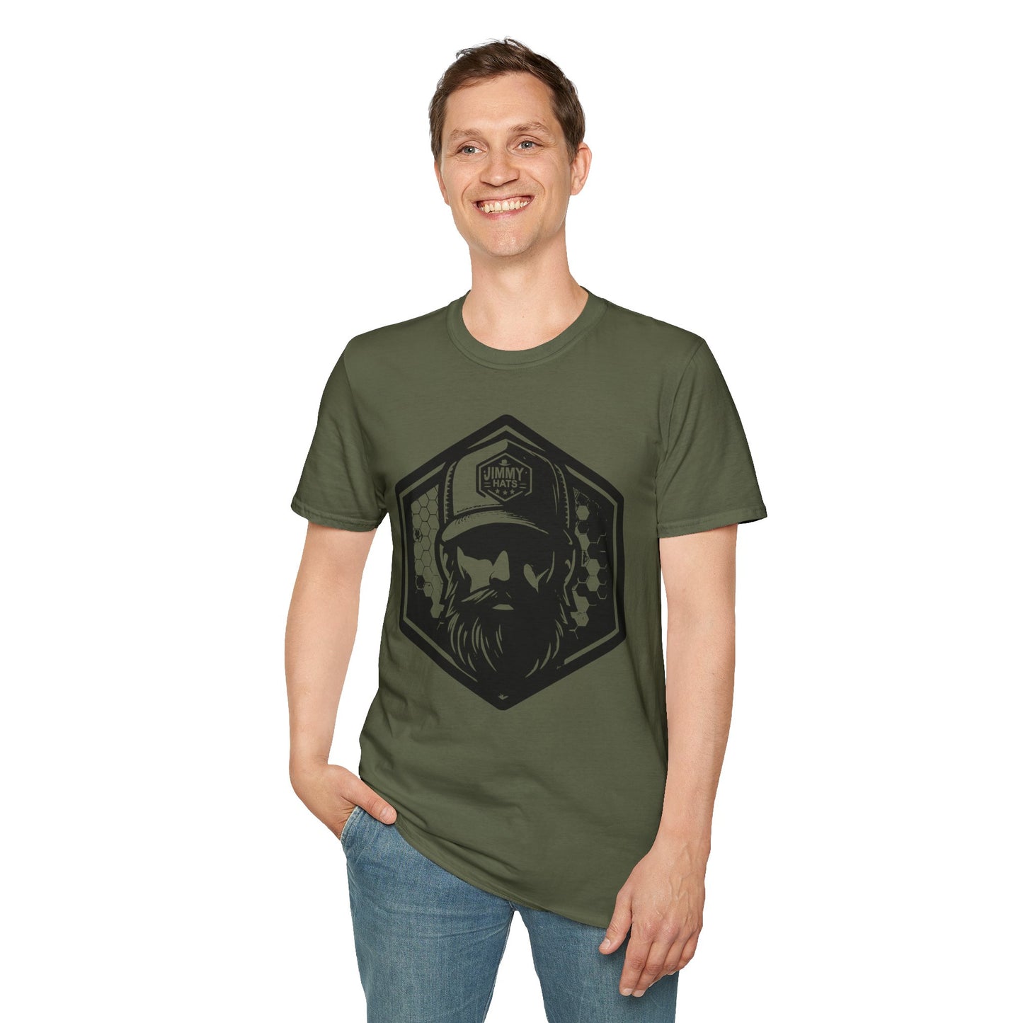 Jimmy Hats Hex Unisex Soft T-Shirt