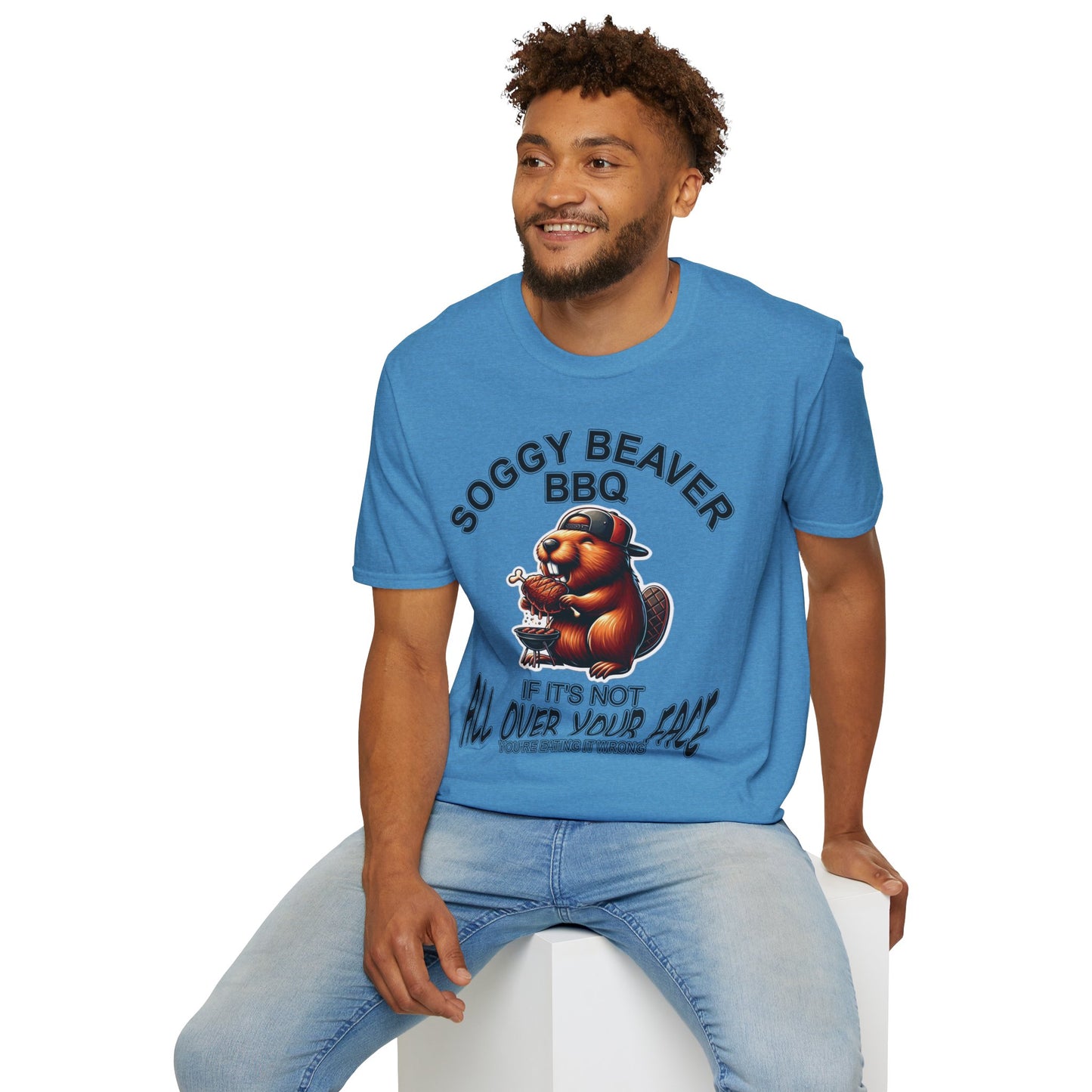 Soggy Beaver BBQ - Unisex Soft T-Shirt