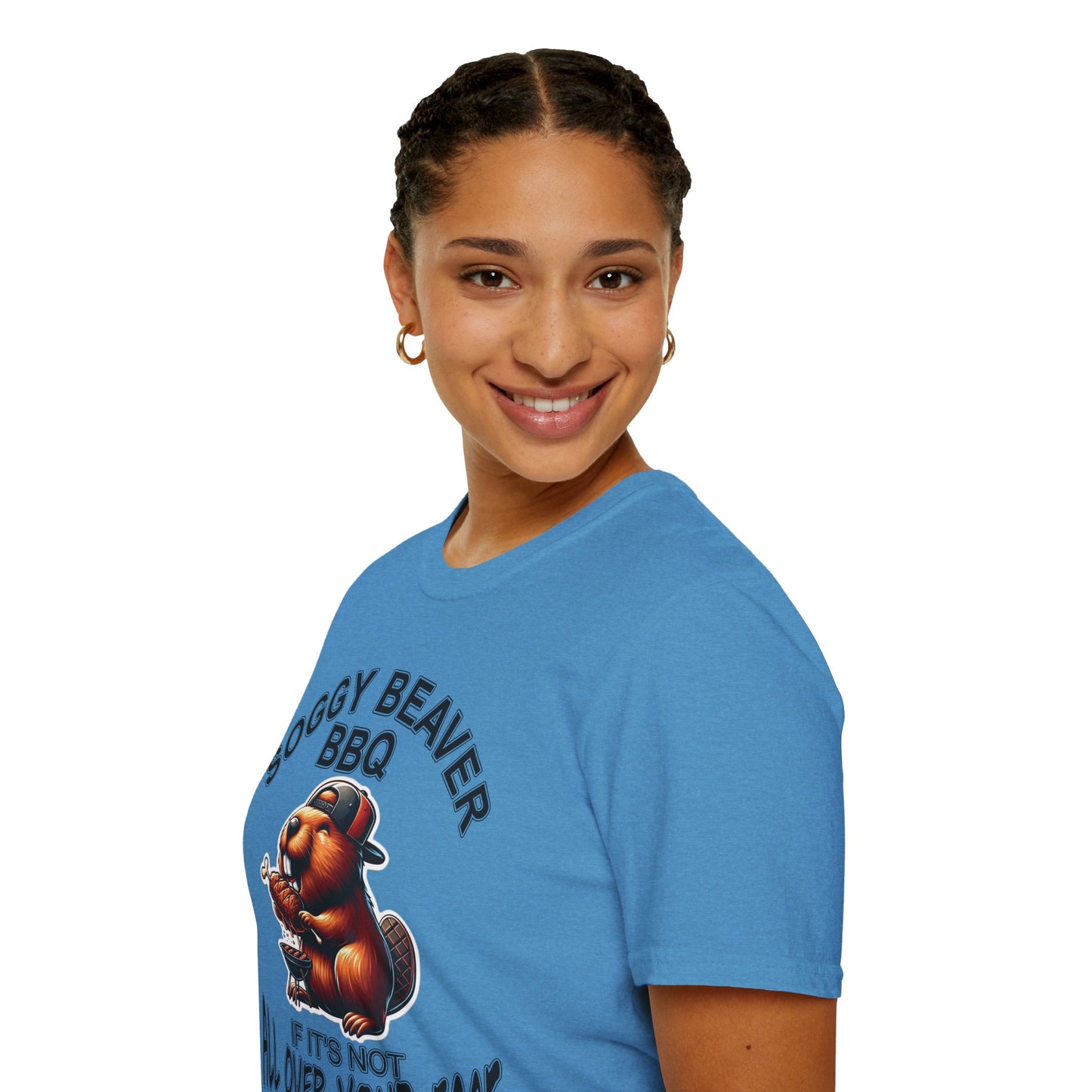 Soggy Beaver BBQ - Unisex Soft T-Shirt