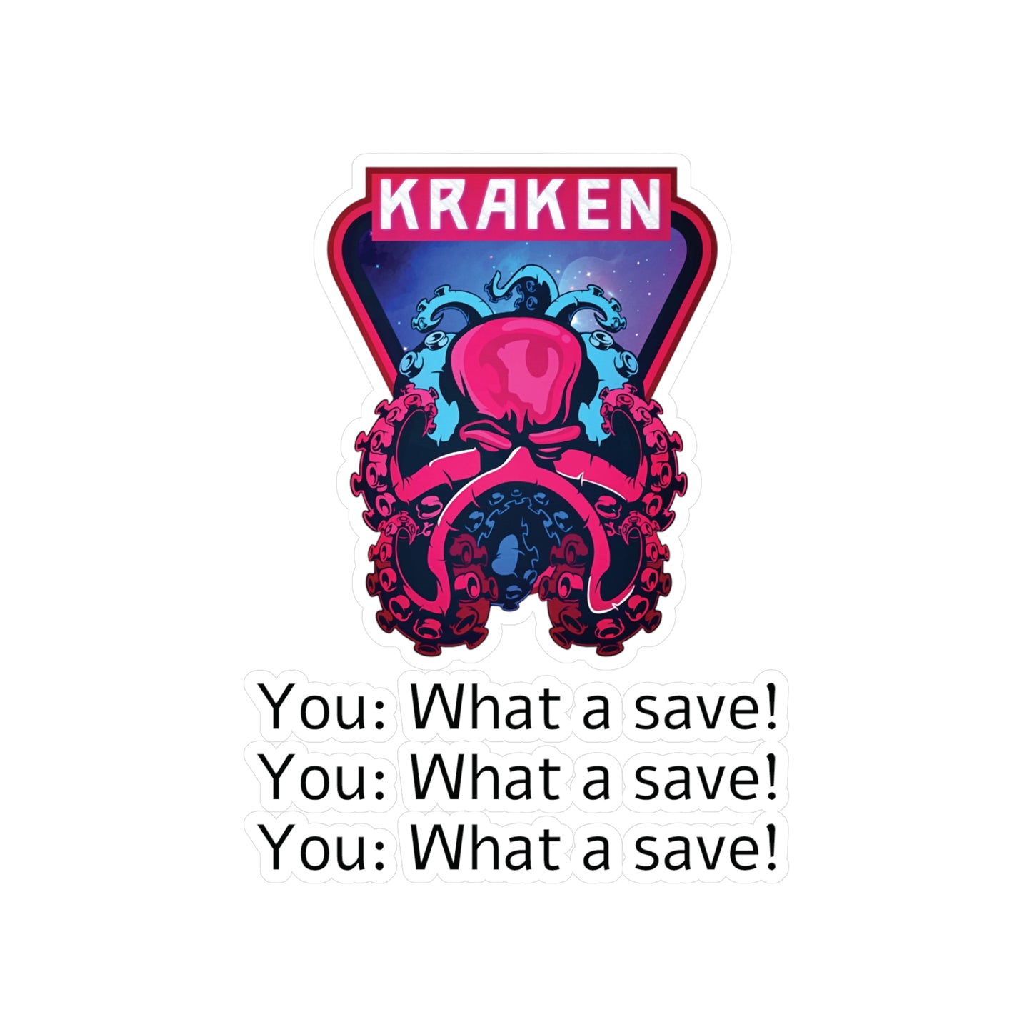 Kraken Kiss-Cut Vinyl Decals