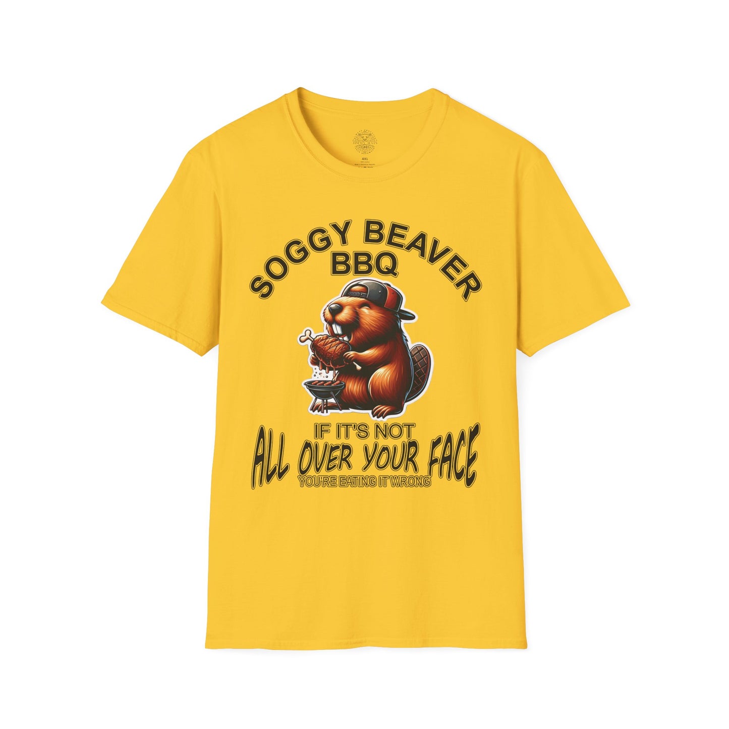 Soggy Beaver BBQ - Unisex Soft T-Shirt