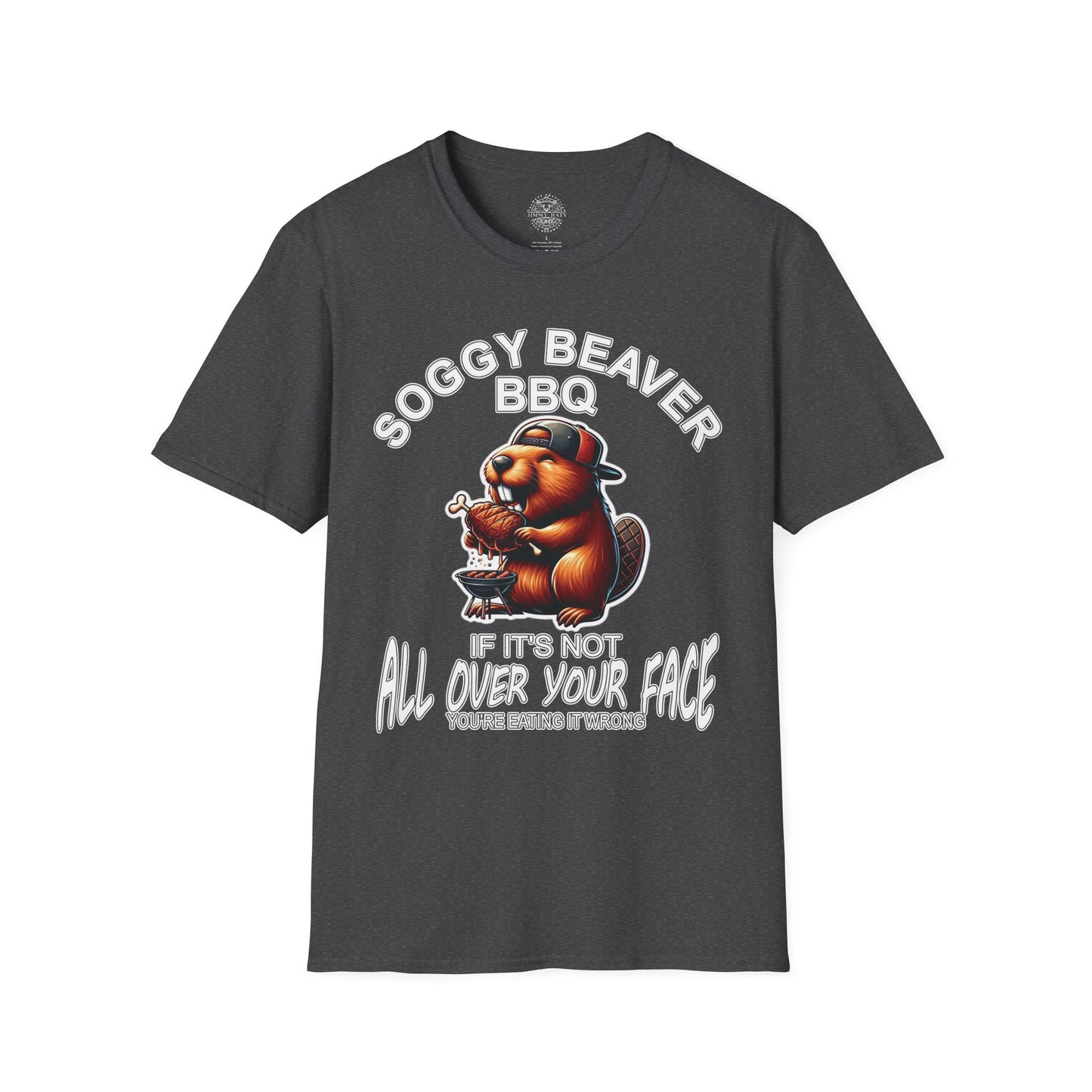 Soggy Beaver BBQ - Unisex Soft T-Shirt