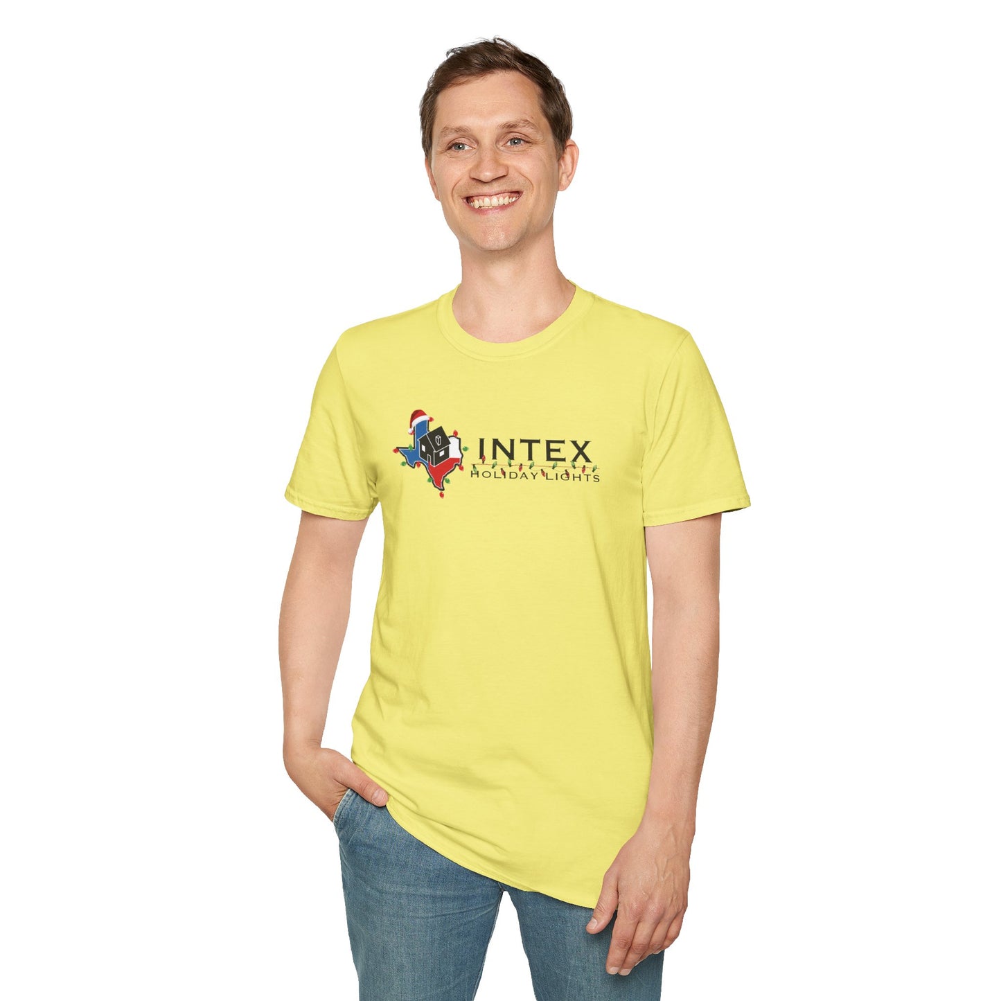 Intex Holiday Lights Unisex Soft T-Shirt