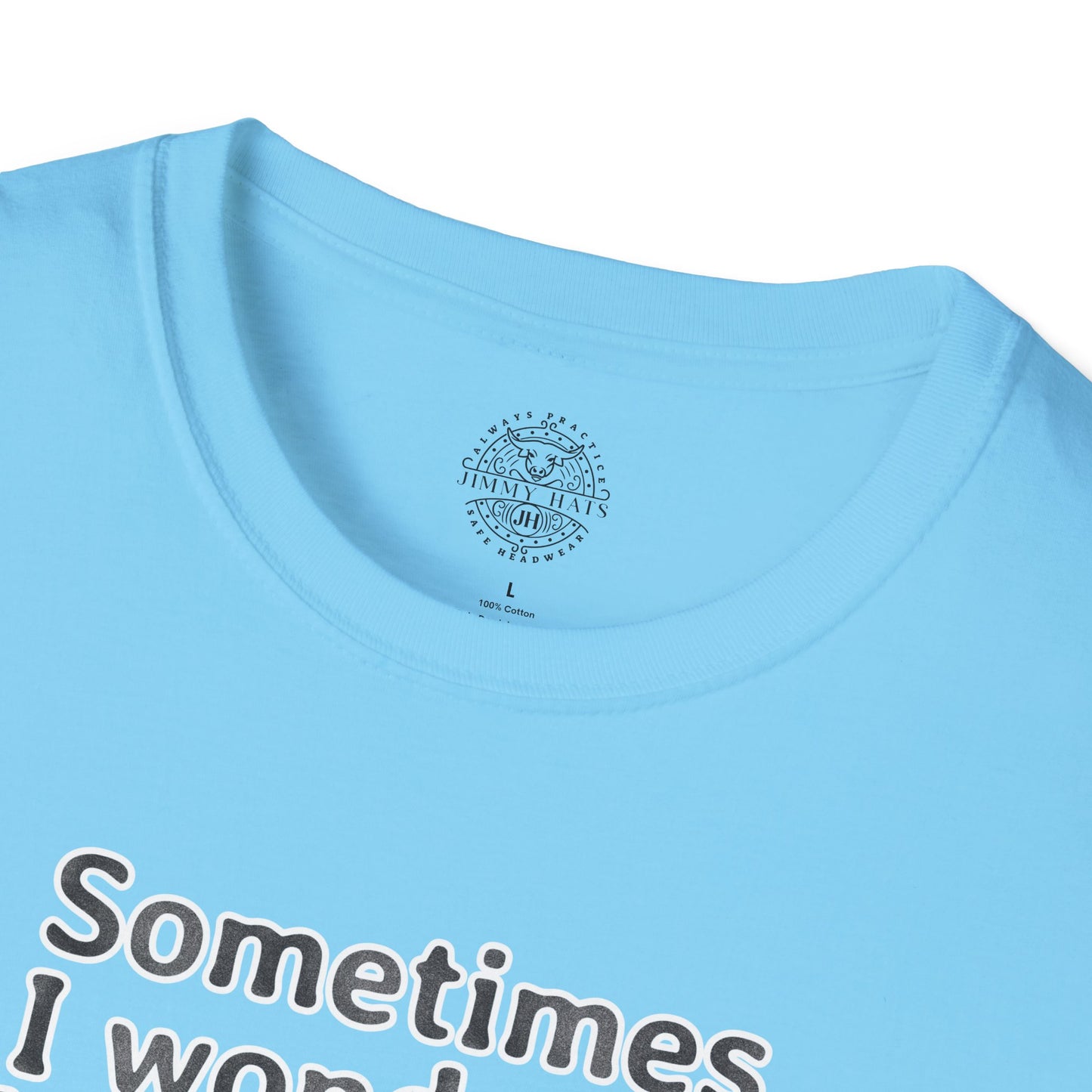 Sometimes I Wonder Unisex Softstyle T-Shirt