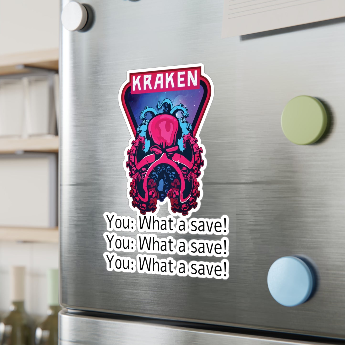 Kraken Kiss-Cut Vinyl Decals