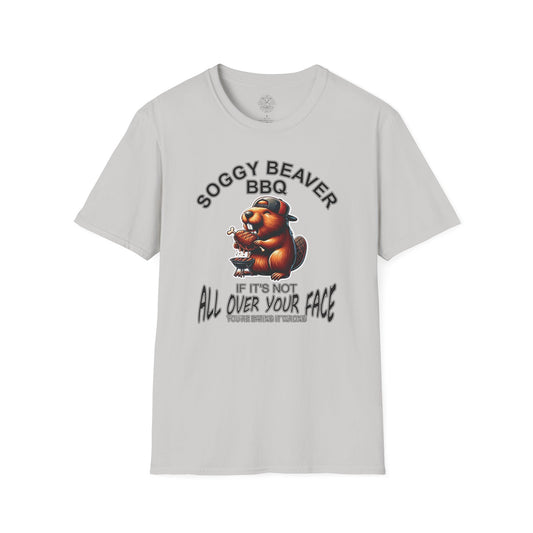 Soggy Beaver BBQ - Unisex Soft T-Shirt