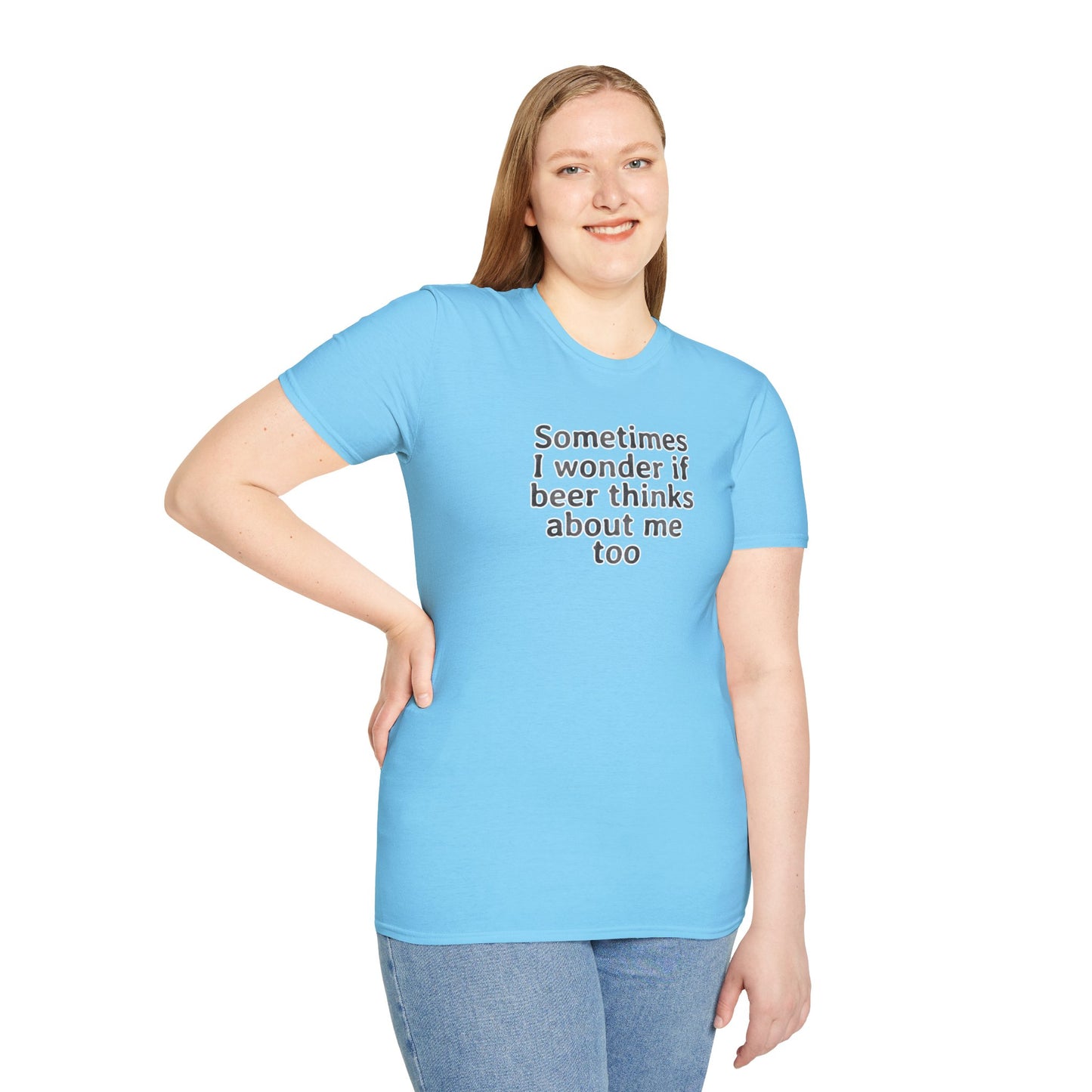 Sometimes I Wonder Unisex Softstyle T-Shirt