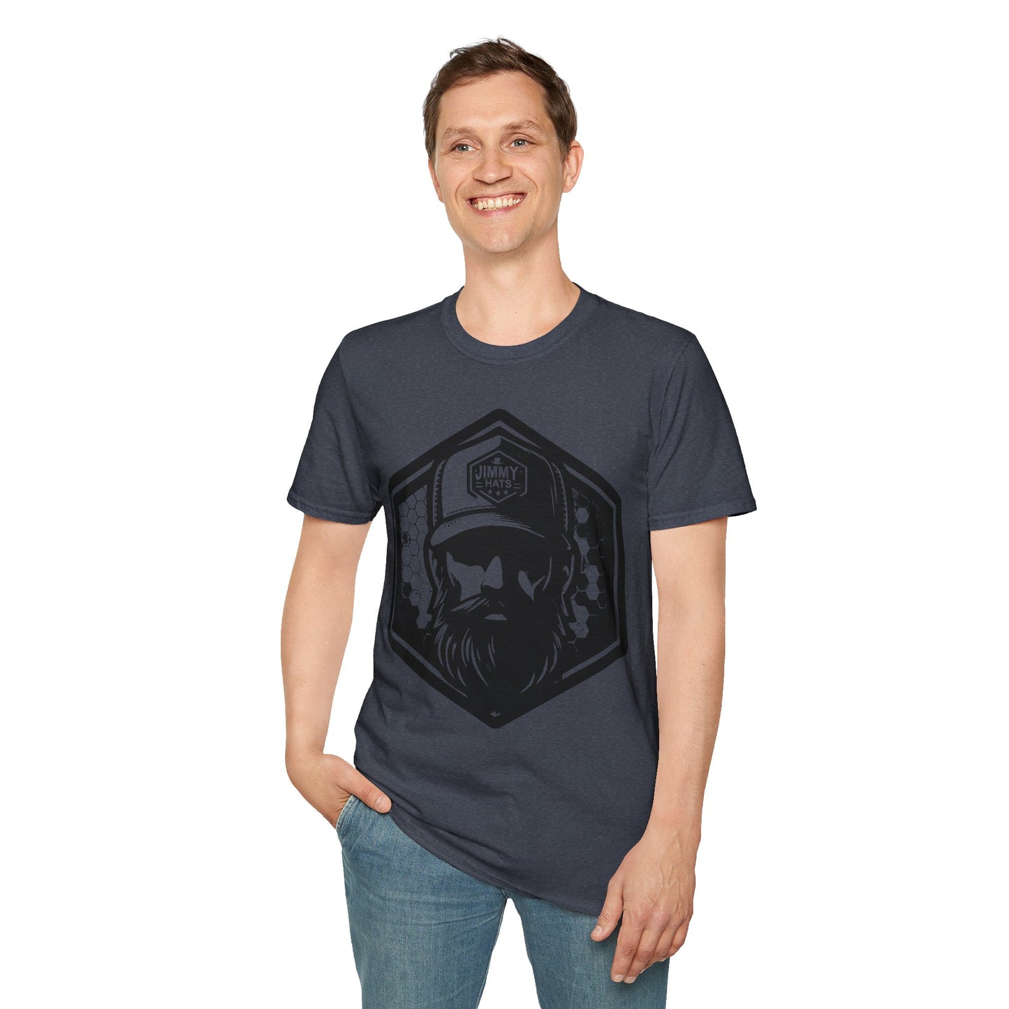 Jimmy Hats Hex Unisex Soft T-Shirt