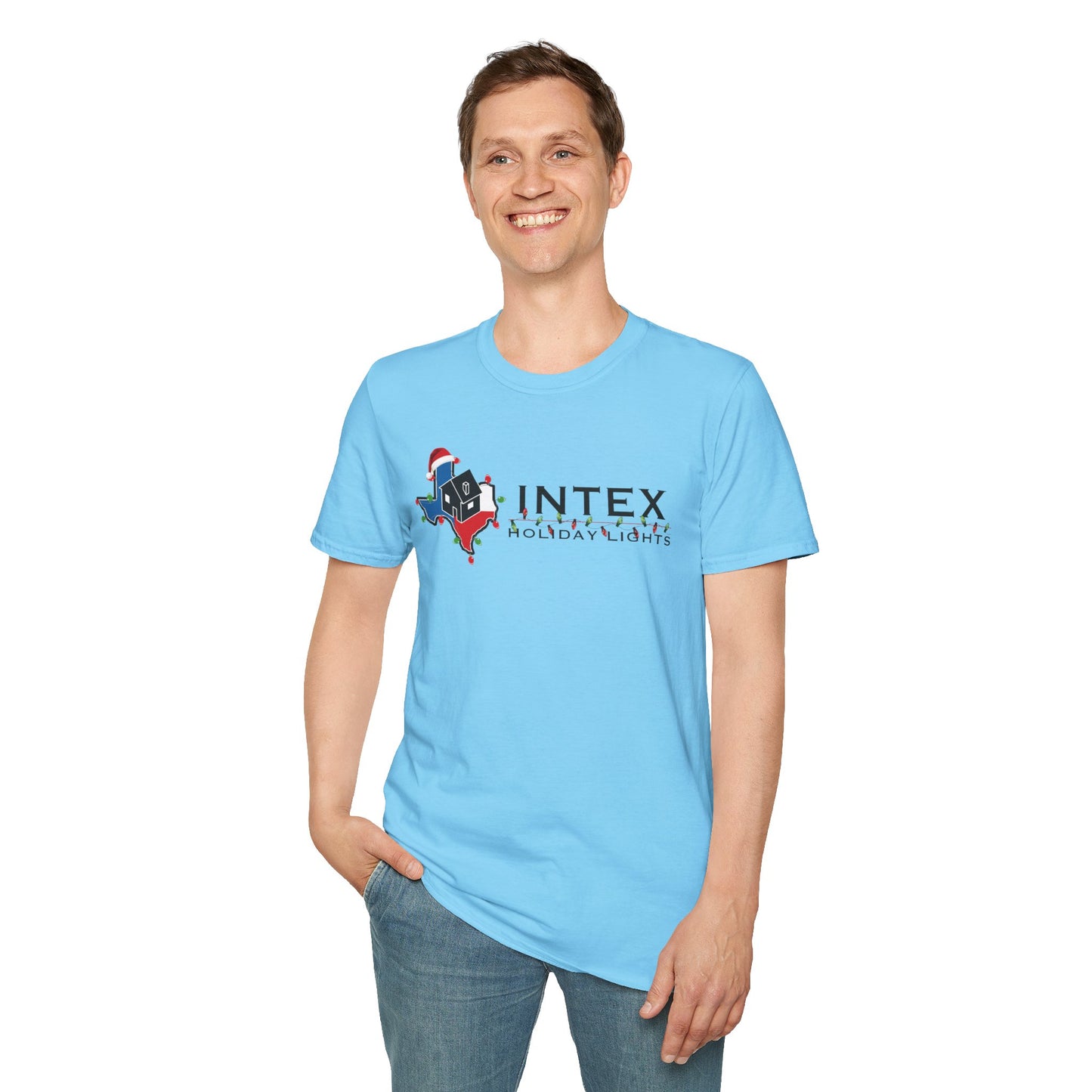 Intex Holiday Lights Unisex Soft T-Shirt