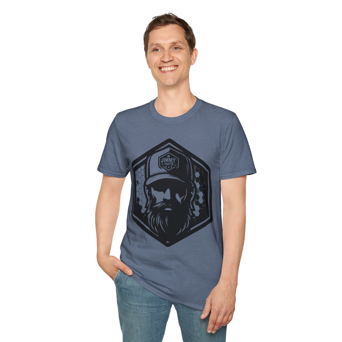 Jimmy Hats Hex Unisex Soft T-Shirt