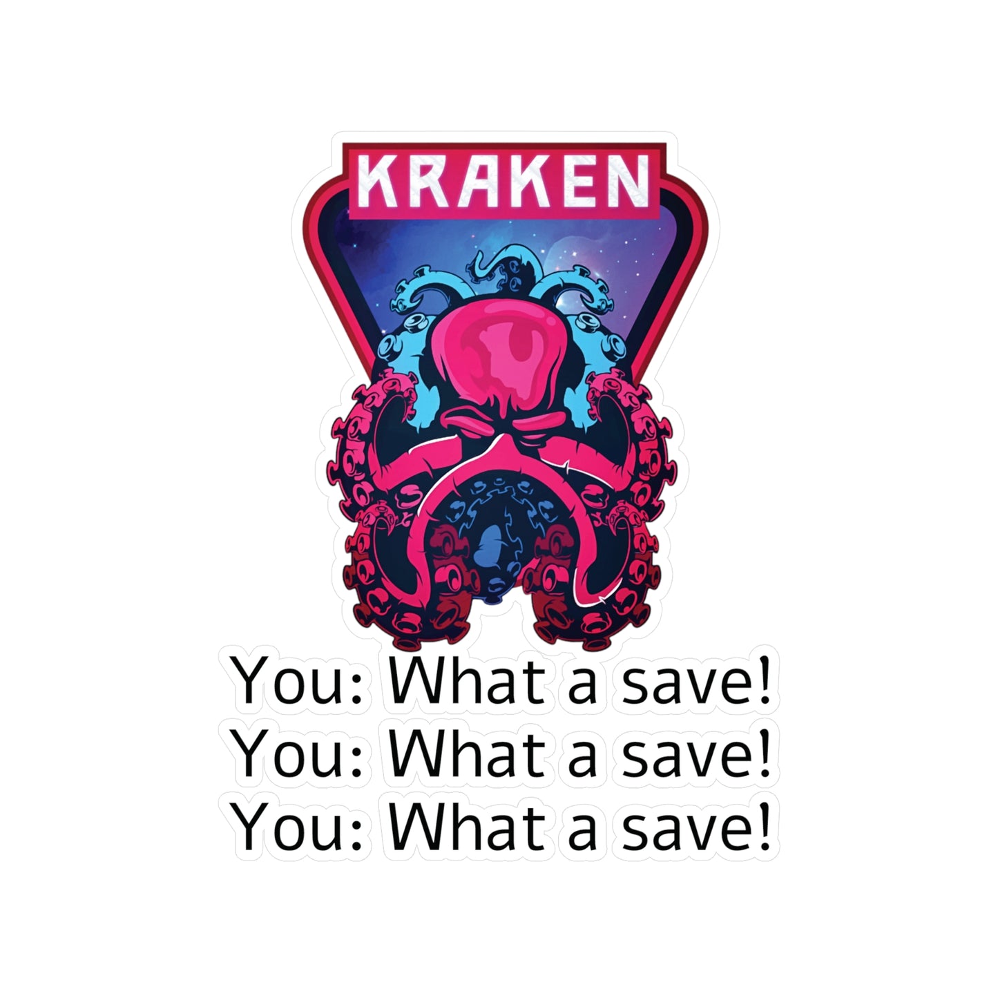 Kraken Kiss-Cut Vinyl Decals
