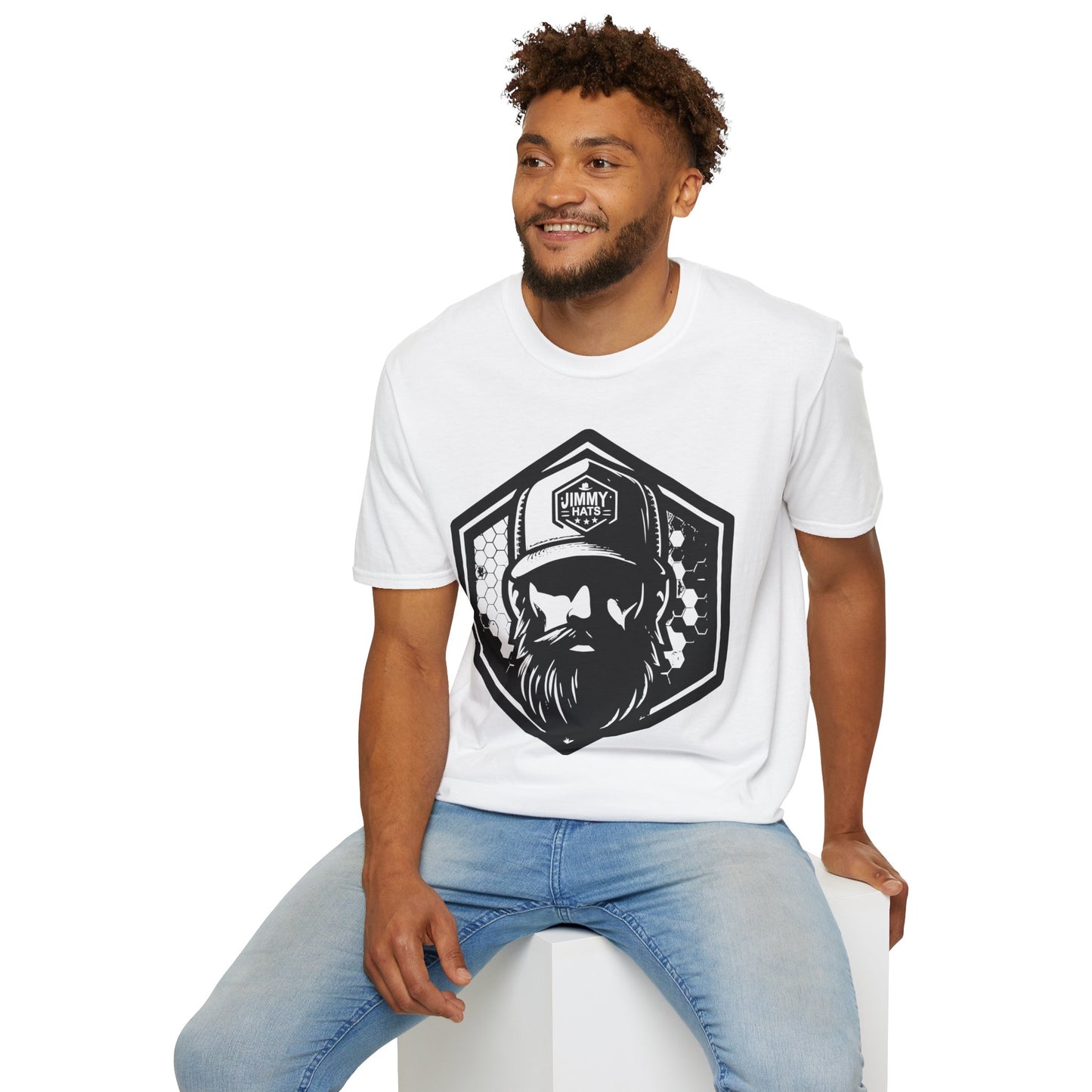 Jimmy Hats Hex Unisex Soft T-Shirt