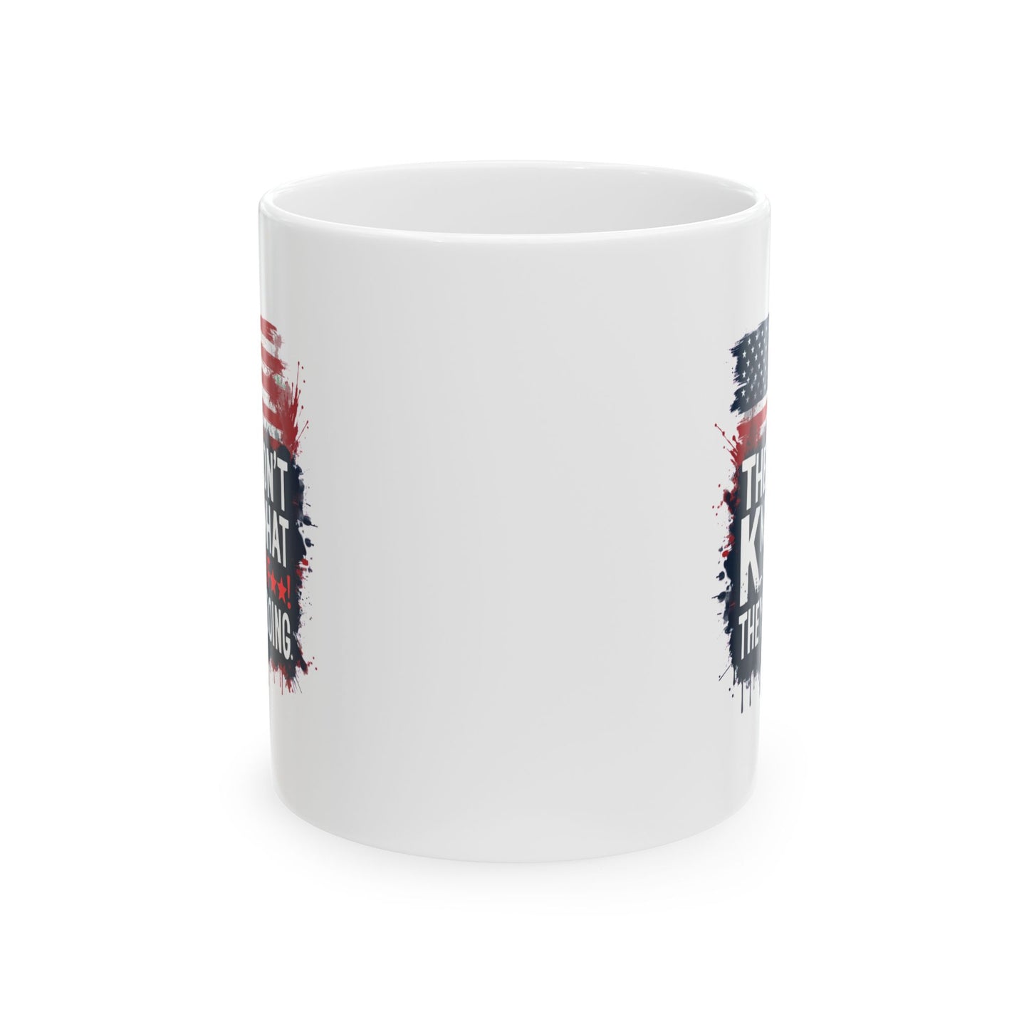 Patriotic Ceramic Mug - Perfect for Independence Day, Veterans Day, Gifts, and Home Decor, Ideal for Coffee, Tea Lovers