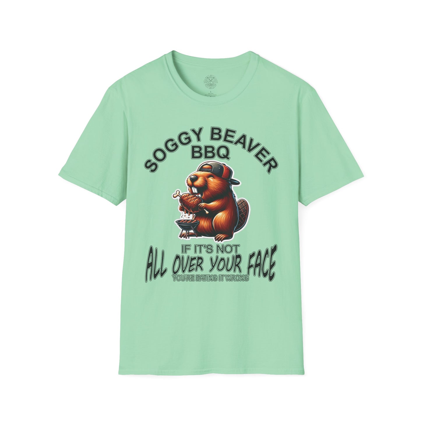 Soggy Beaver BBQ - Unisex Soft T-Shirt