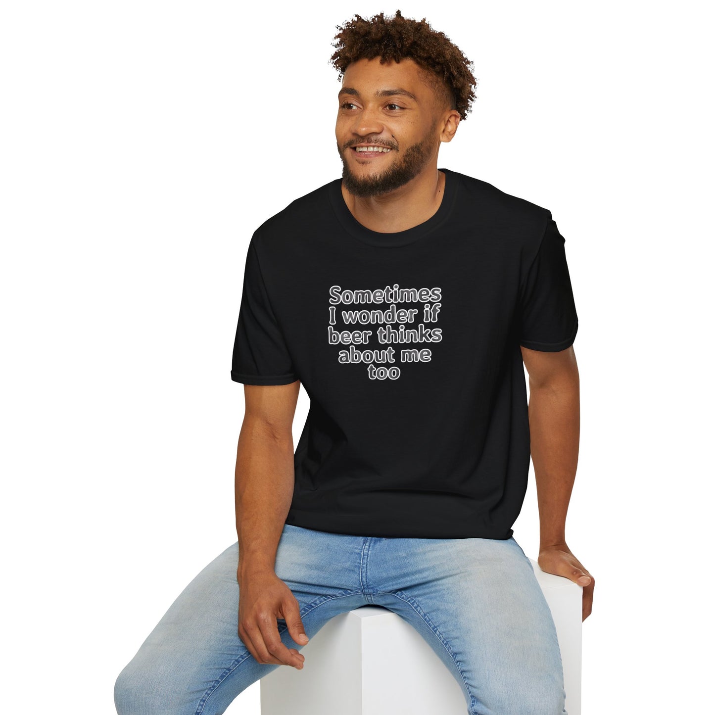 Sometimes I Wonder Unisex Softstyle T-Shirt