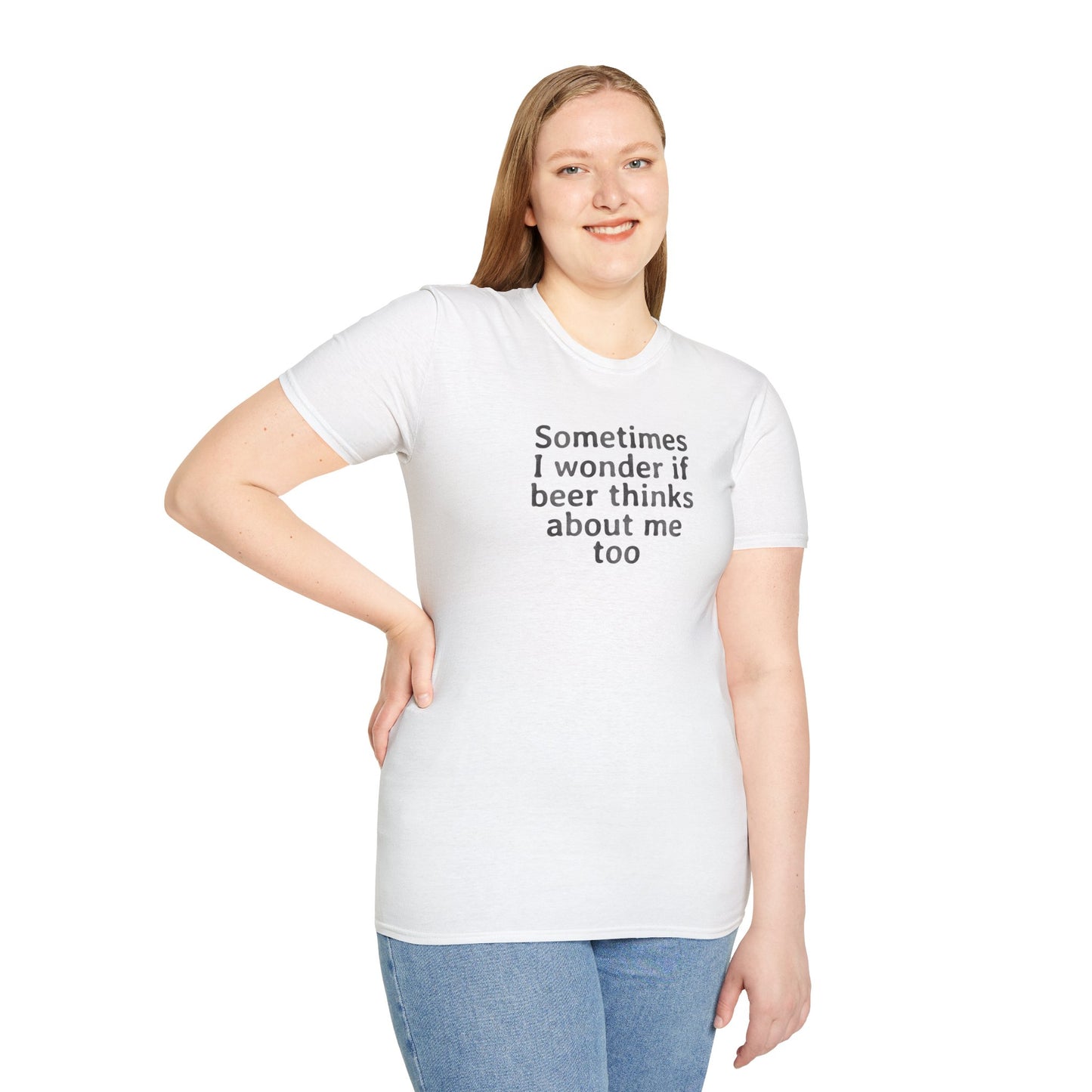 Sometimes I Wonder Unisex Softstyle T-Shirt