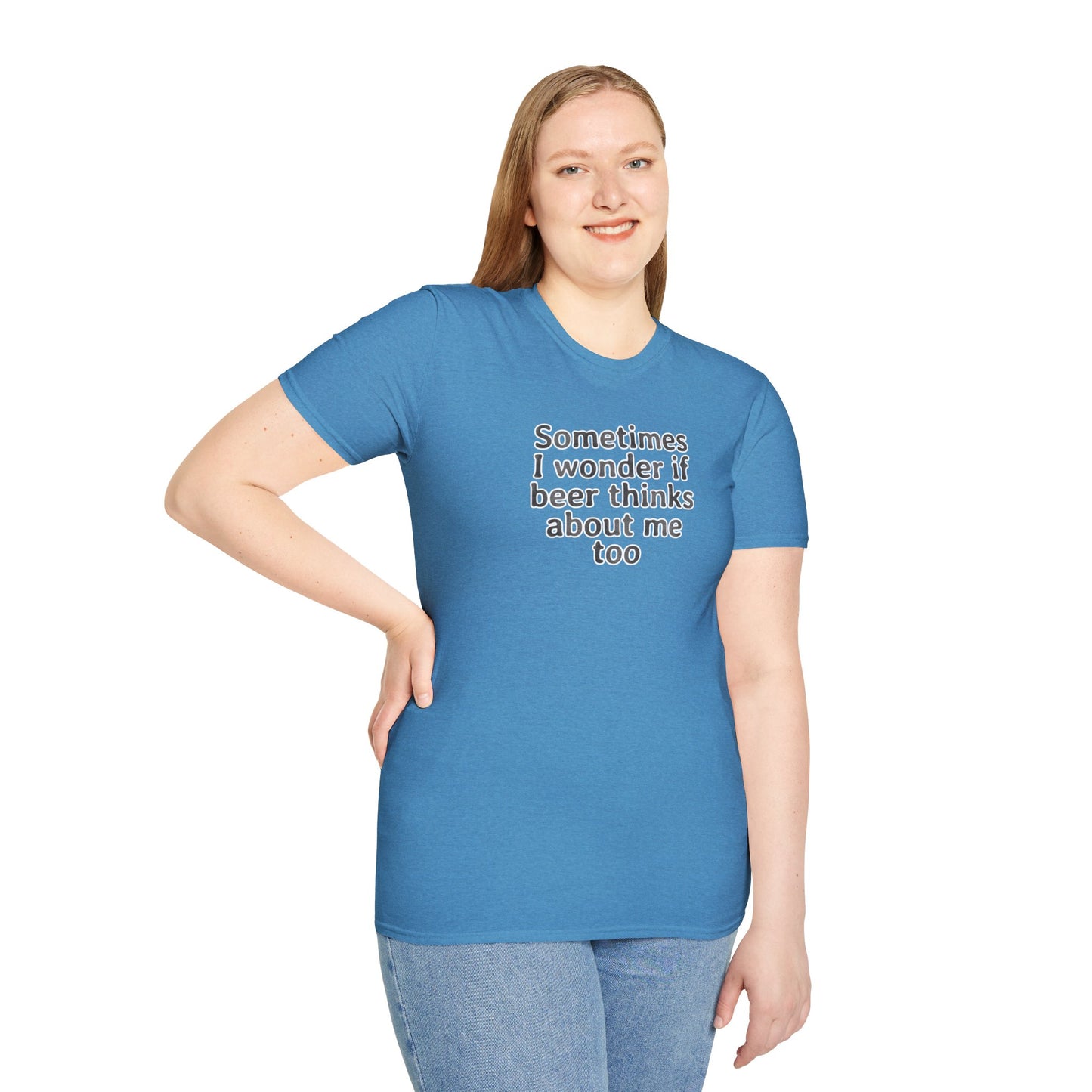 Sometimes I Wonder Unisex Softstyle T-Shirt