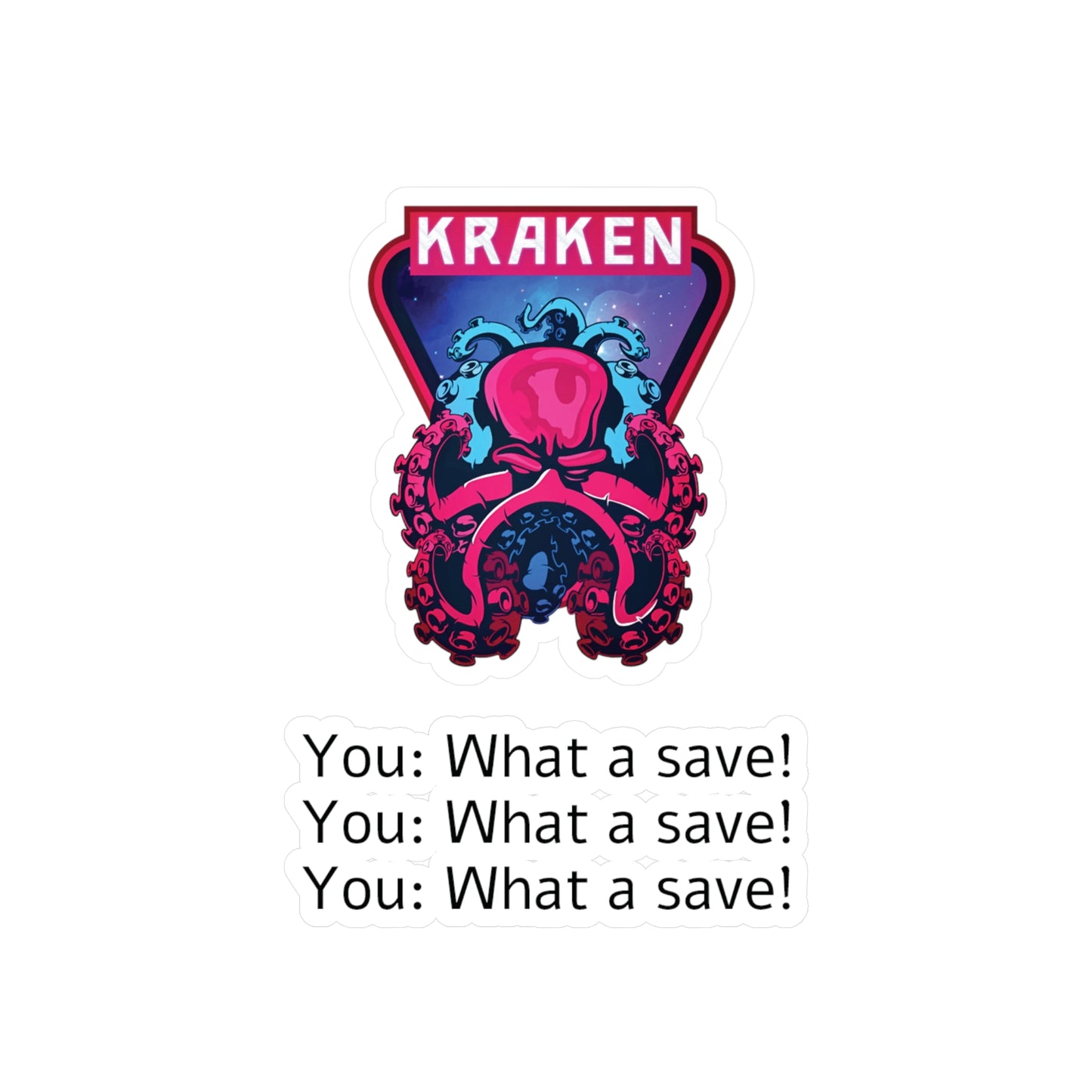 Kraken Kiss-Cut Vinyl Decals