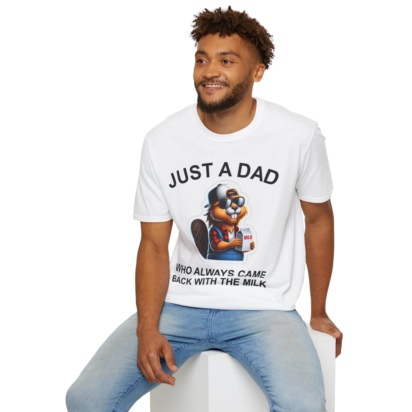 Just a Dad - Unisex Soft T-Shirt