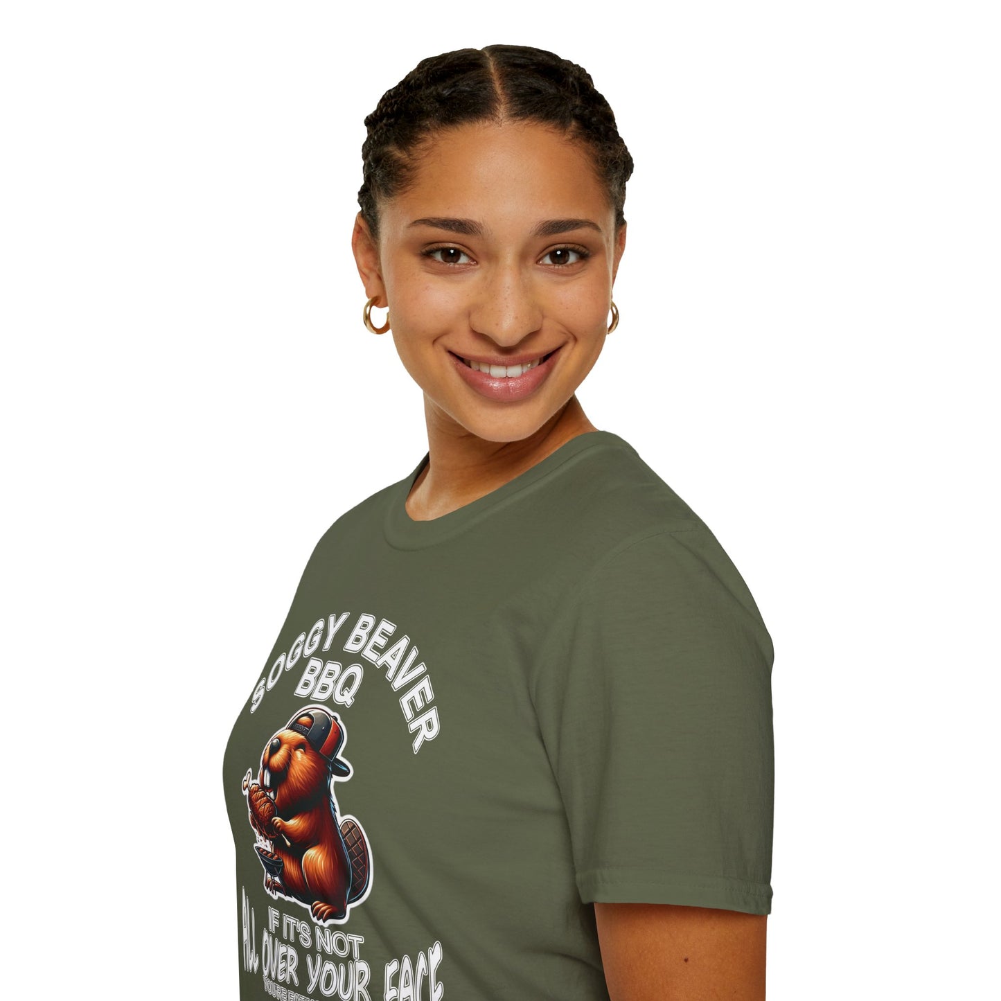 Soggy Beaver BBQ - Unisex Soft T-Shirt