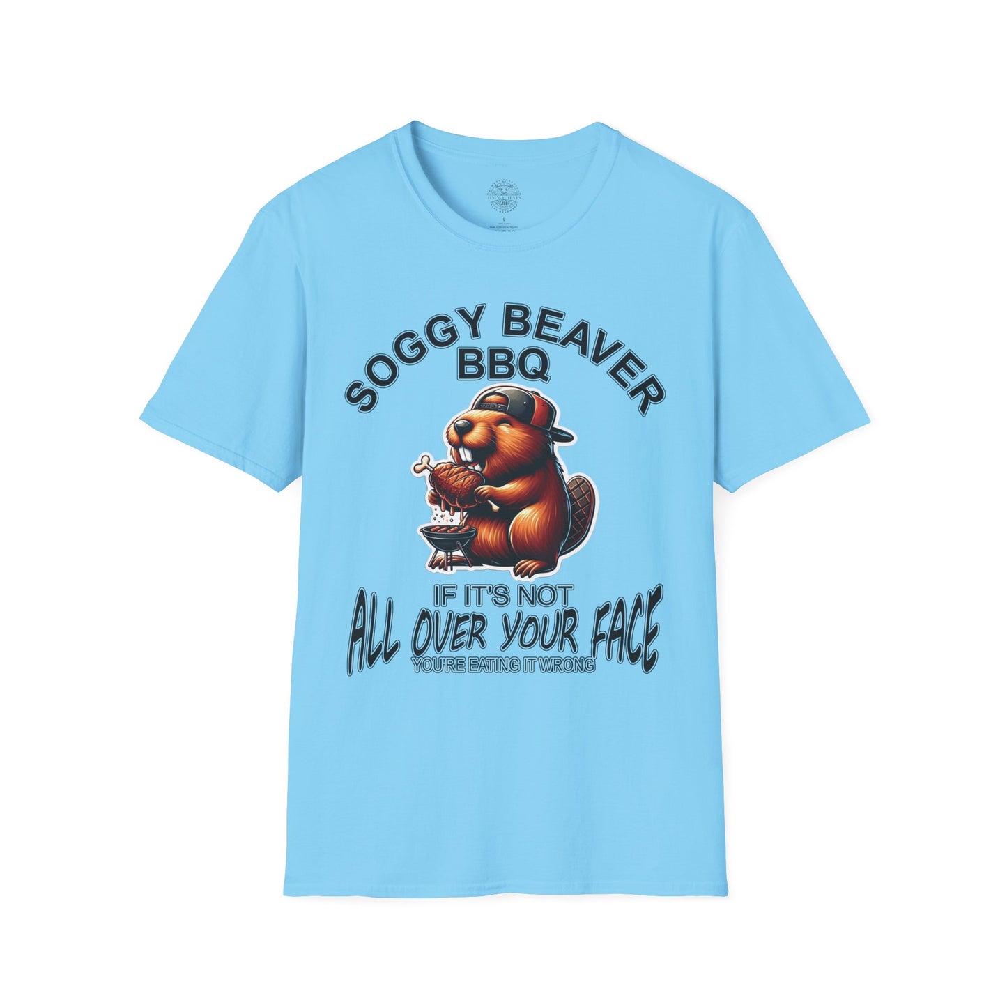 Soggy Beaver BBQ - Unisex Soft T-Shirt