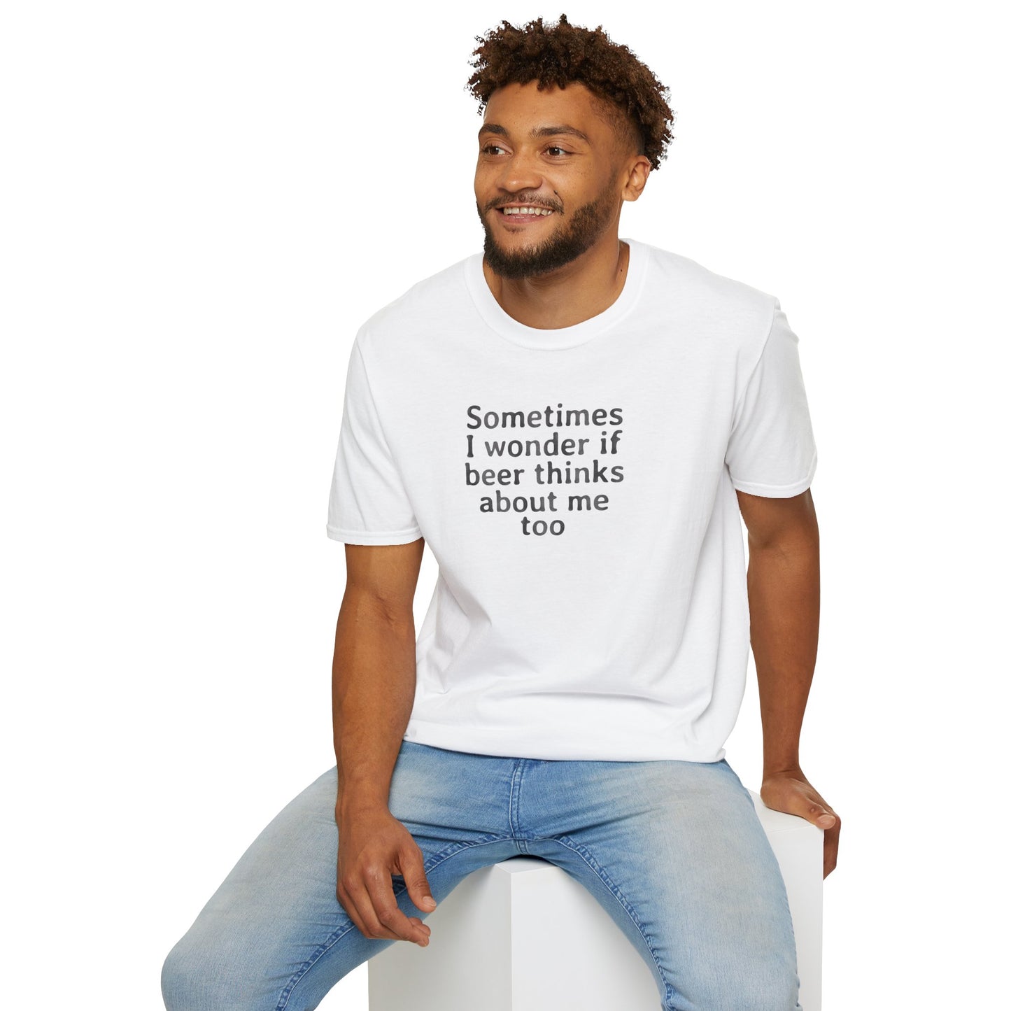 Sometimes I Wonder Unisex Softstyle T-Shirt