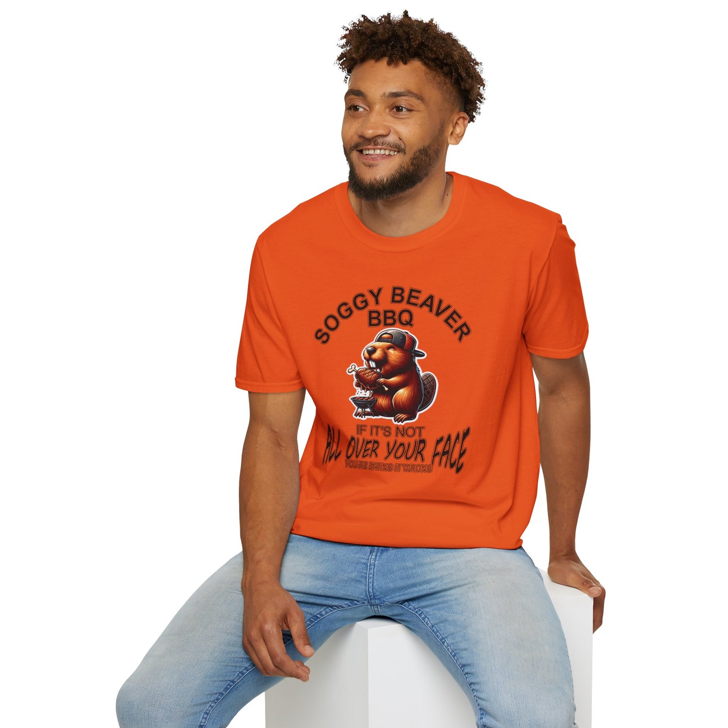 Soggy Beaver BBQ - Unisex Soft T-Shirt