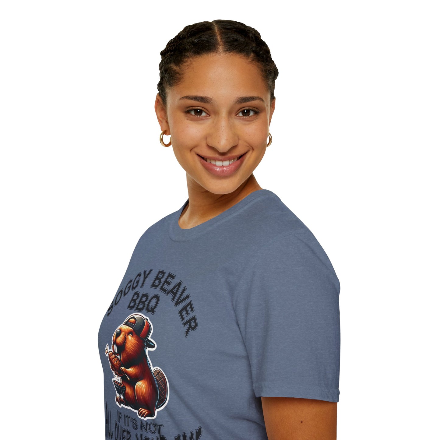 Soggy Beaver BBQ - Unisex Soft T-Shirt