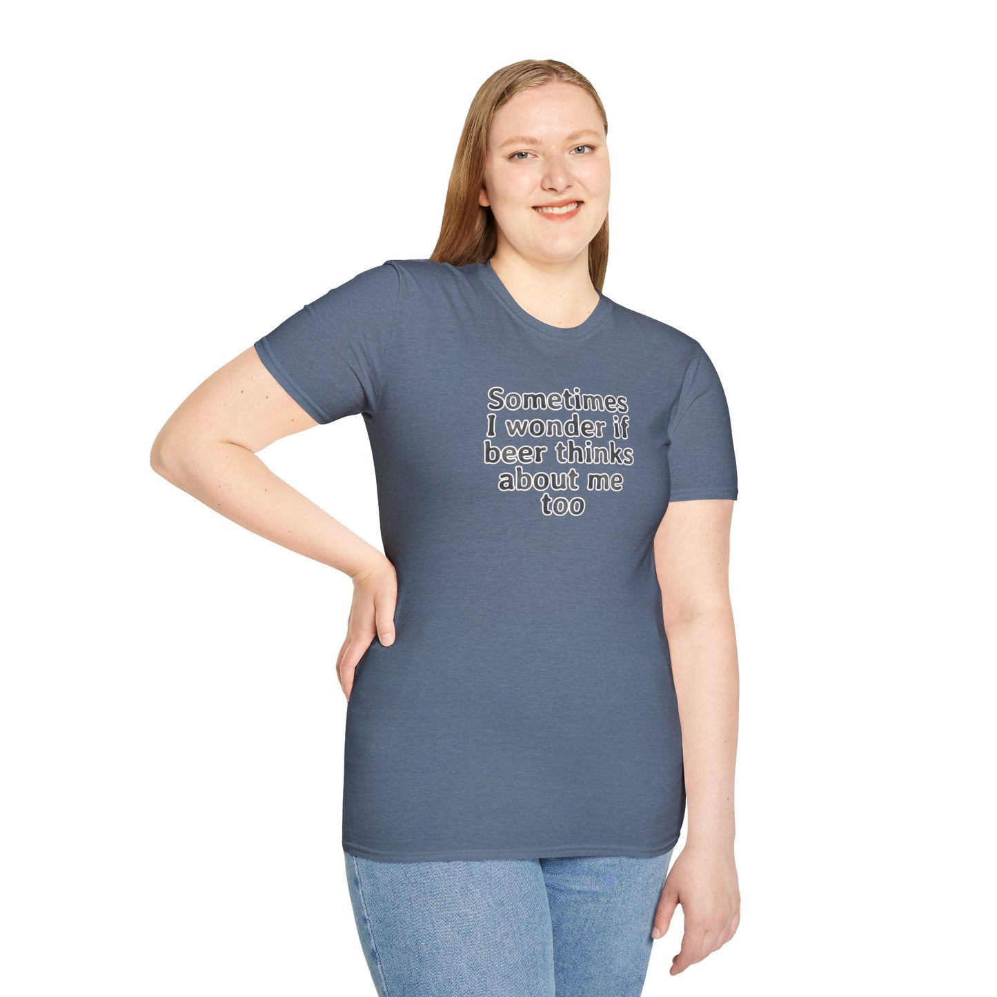 Sometimes I Wonder Unisex Softstyle T-Shirt