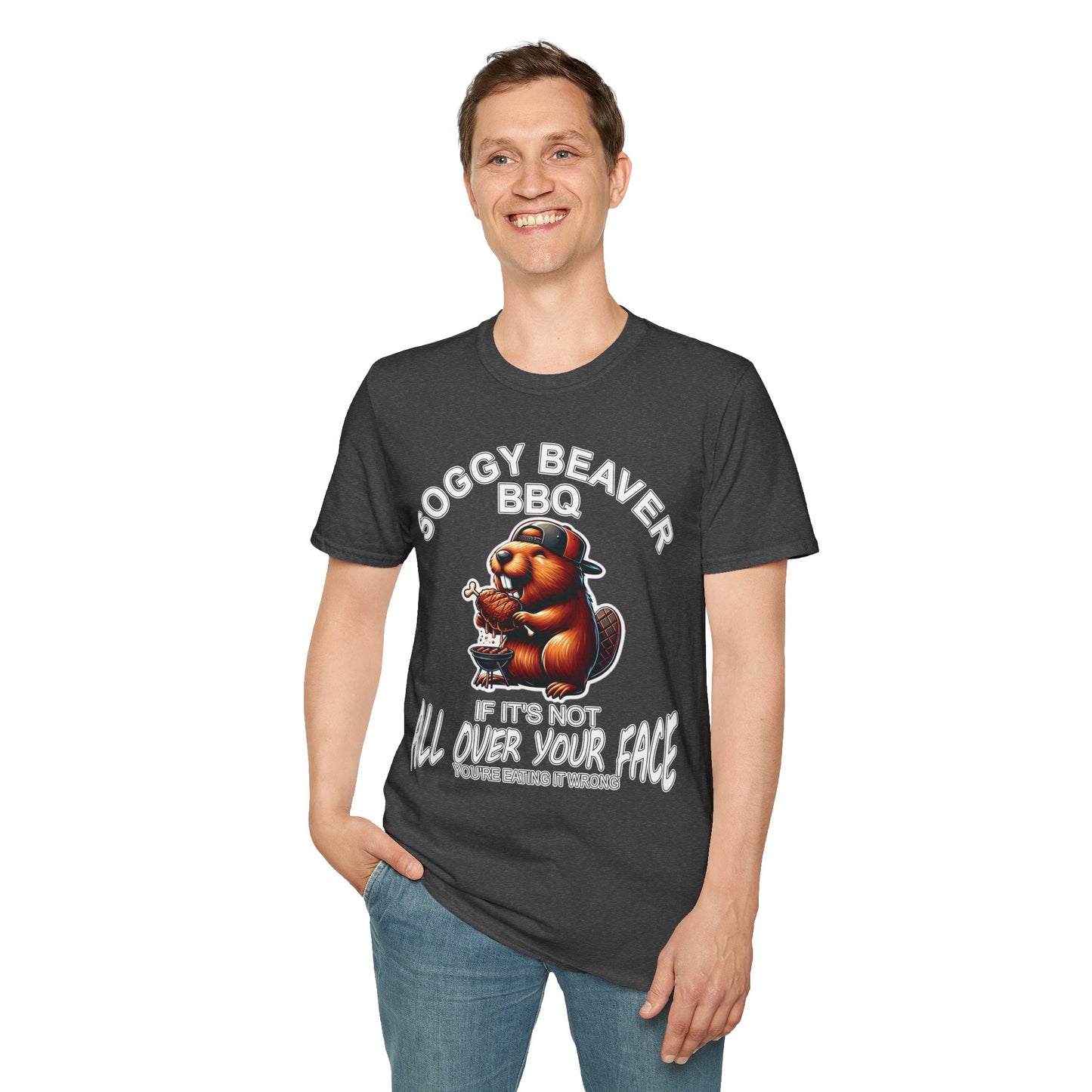 Soggy Beaver BBQ - Unisex Soft T-Shirt