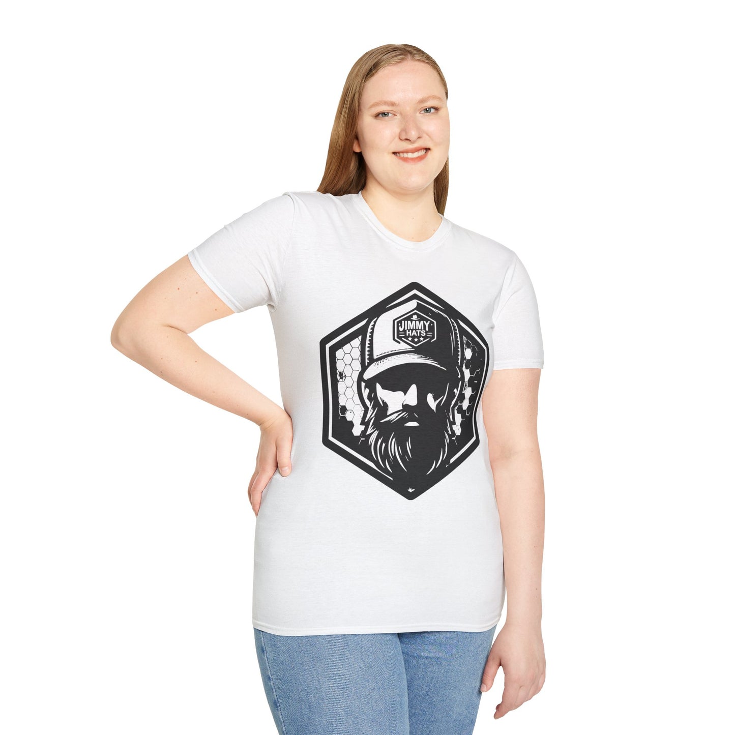 Jimmy Hats Hex Unisex Soft T-Shirt