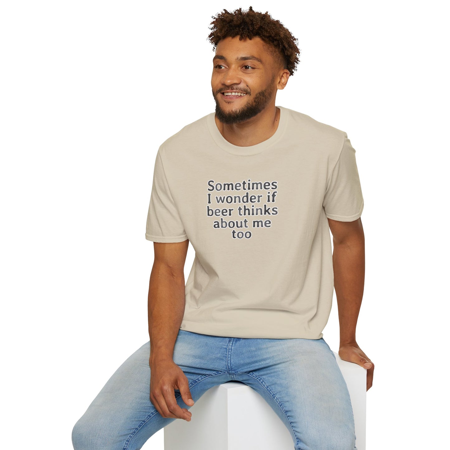 Sometimes I Wonder Unisex Softstyle T-Shirt