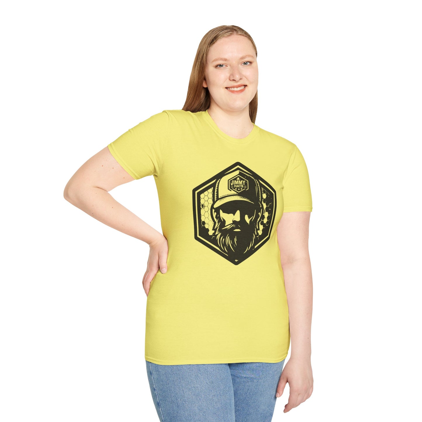 Jimmy Hats Hex Unisex Soft T-Shirt