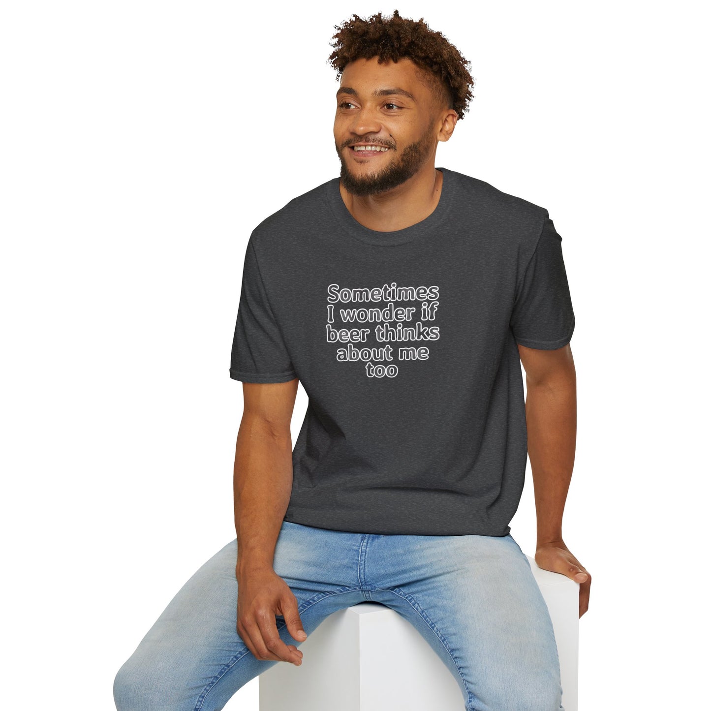 Sometimes I Wonder Unisex Softstyle T-Shirt