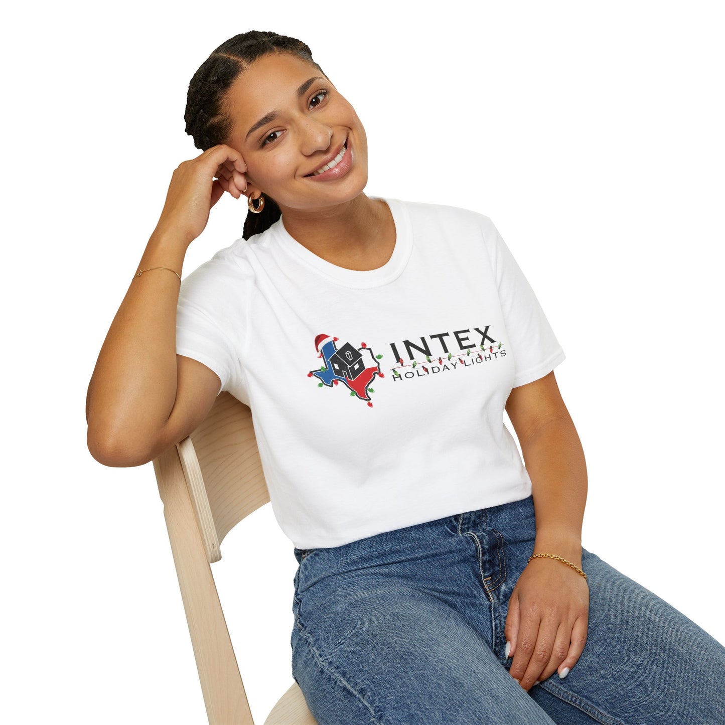 Intex Holiday Lights Unisex Soft T-Shirt