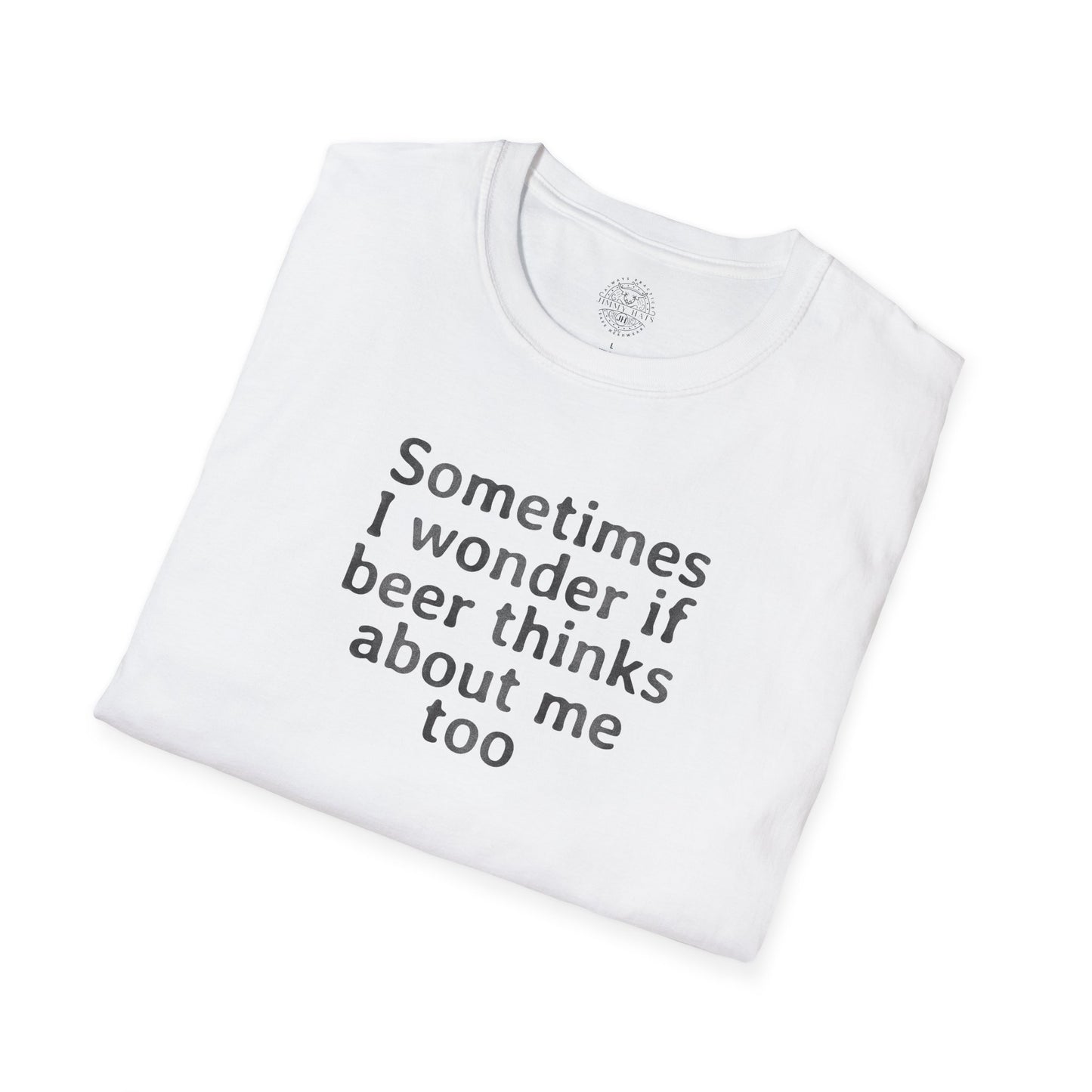 Sometimes I Wonder Unisex Softstyle T-Shirt