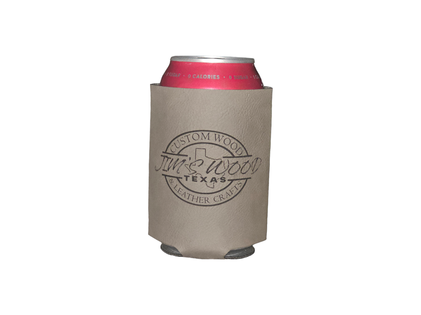 Jim's Wood Texas Gray Can Sleeve - Uninsulated